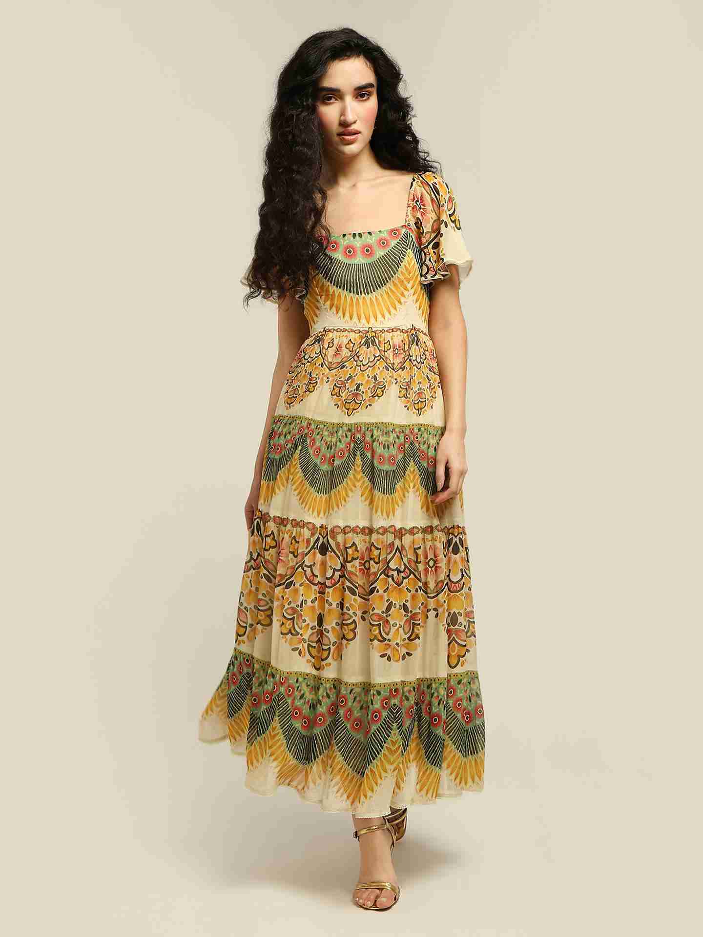 Green Kiara Long Dress