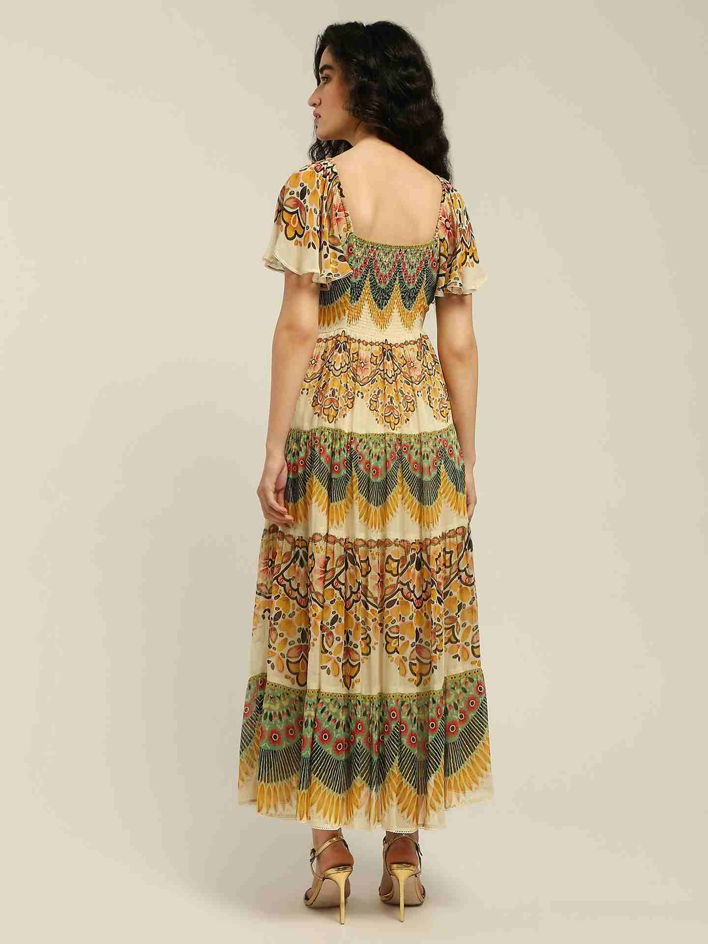 Green Kiara Long Dress