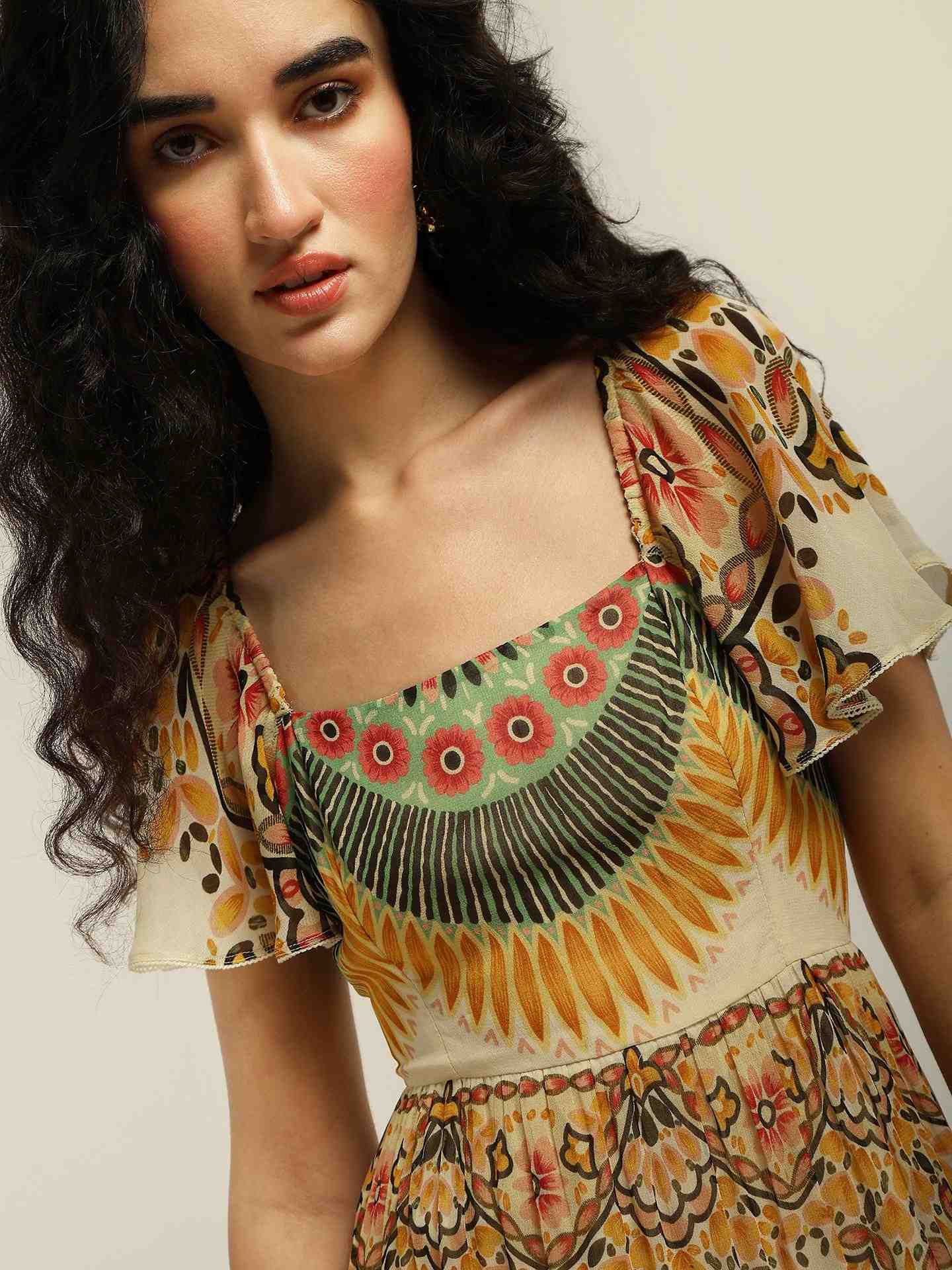 Green Kiara Long Dress