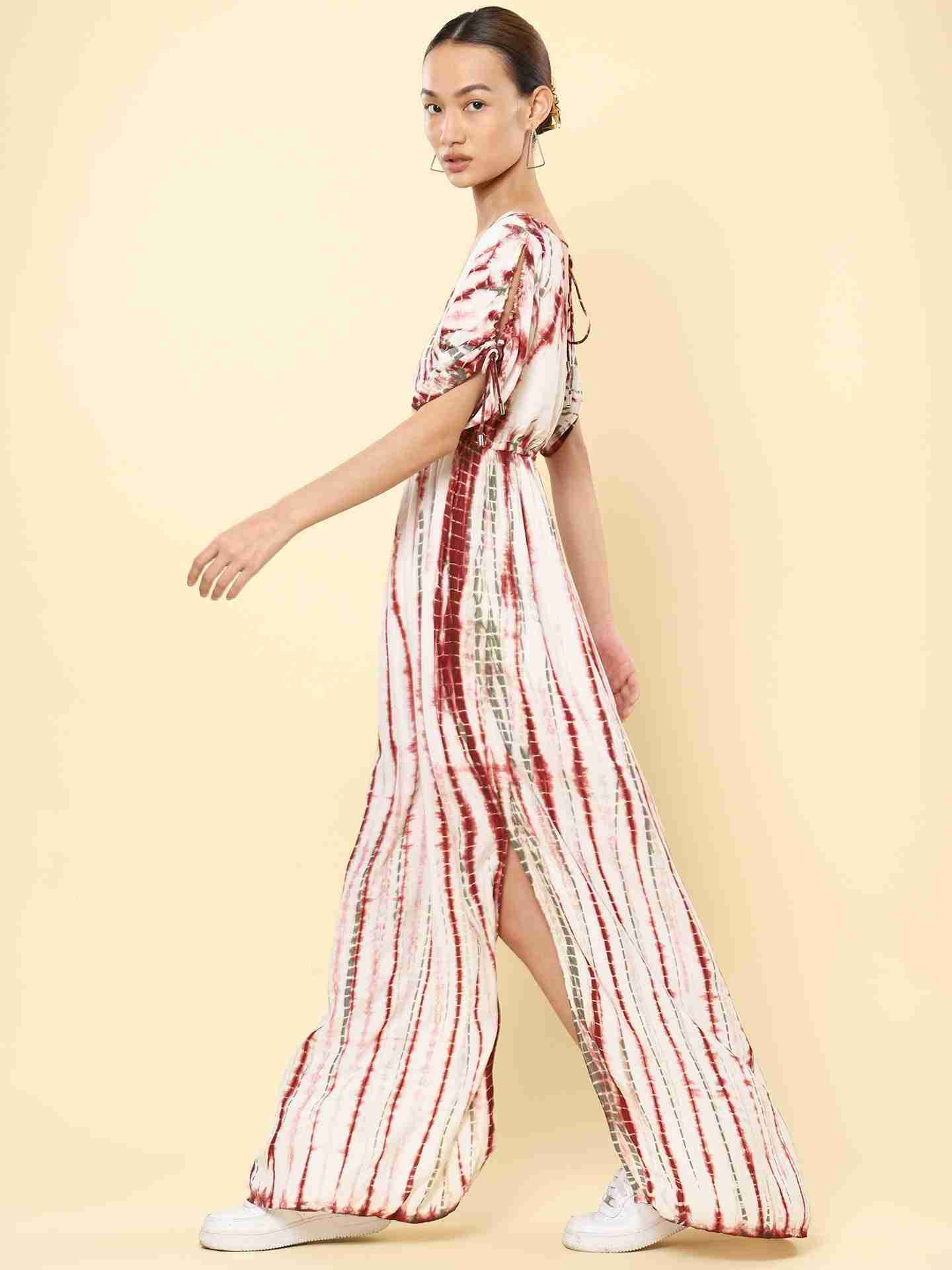 Brown Leisure Basics Maxi Dress