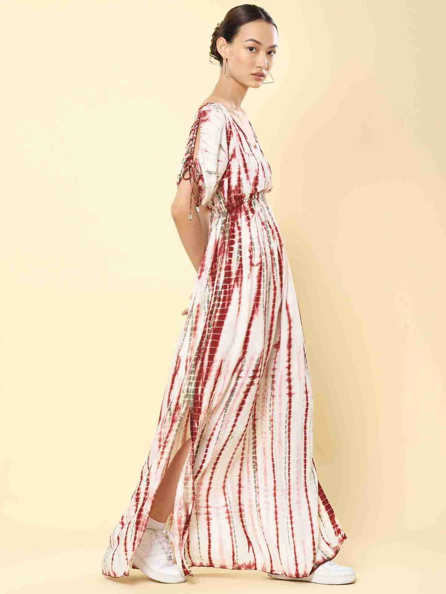 Brown Leisure Basics Maxi Dress