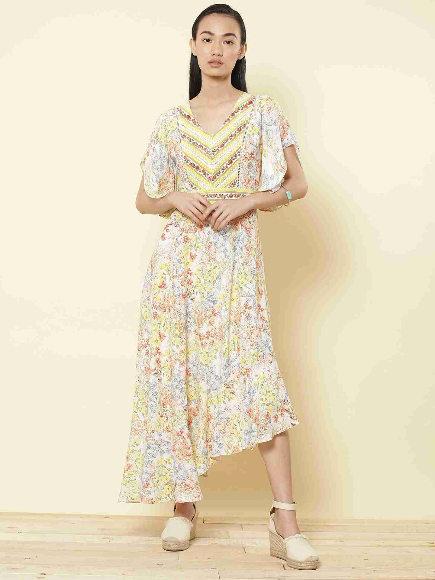 Multi Keren Midi Dress