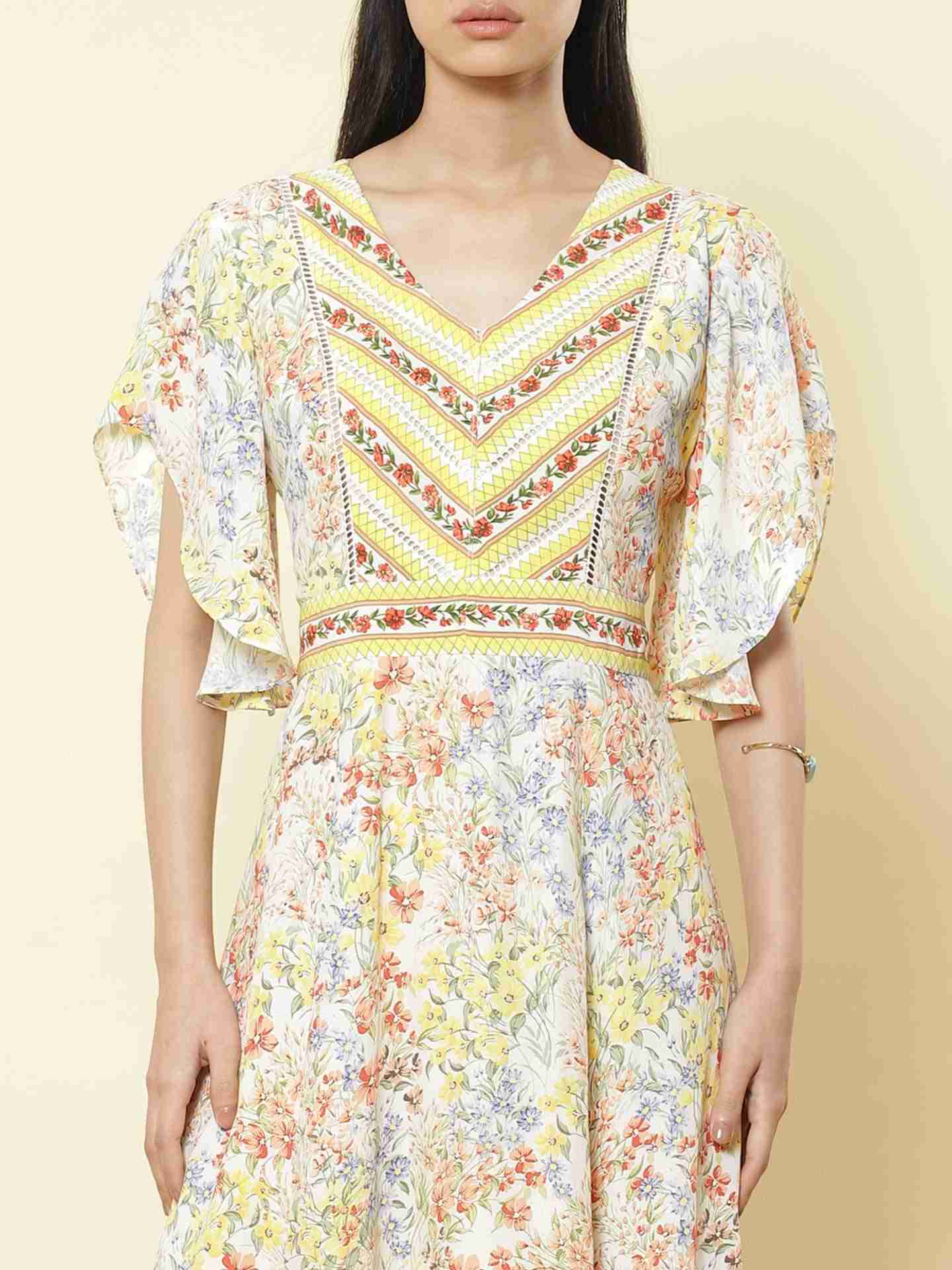 Multi Keren Midi Dress