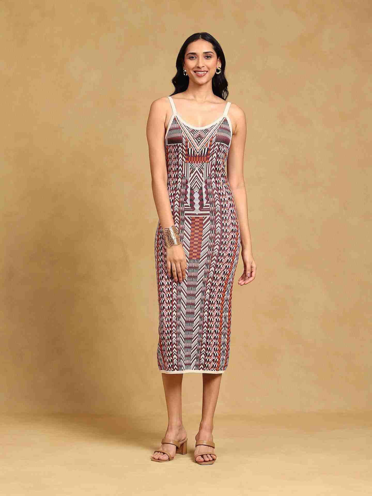 Multi Adrian Bodycon Dress