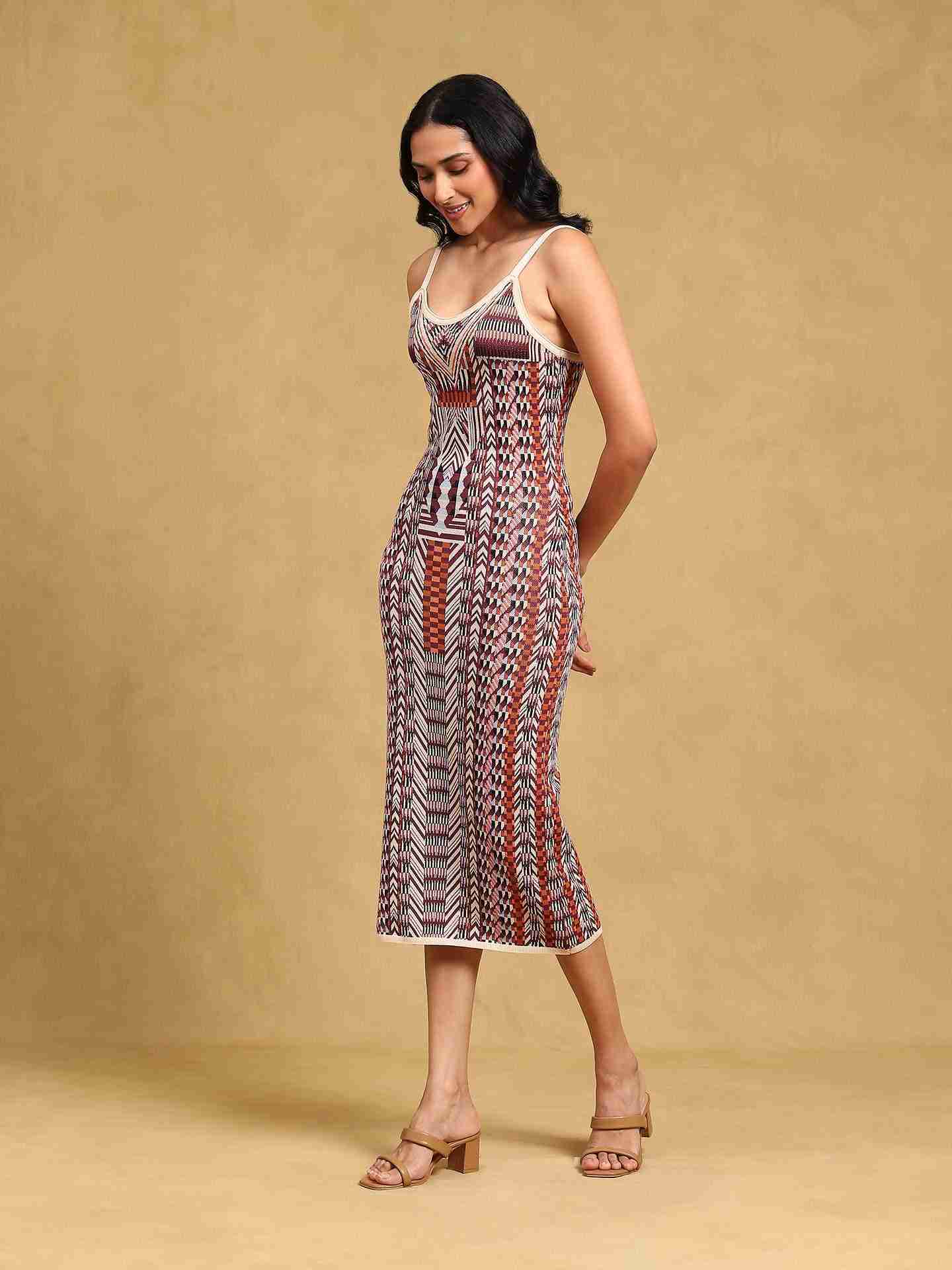 Multi Adrian Bodycon Dress