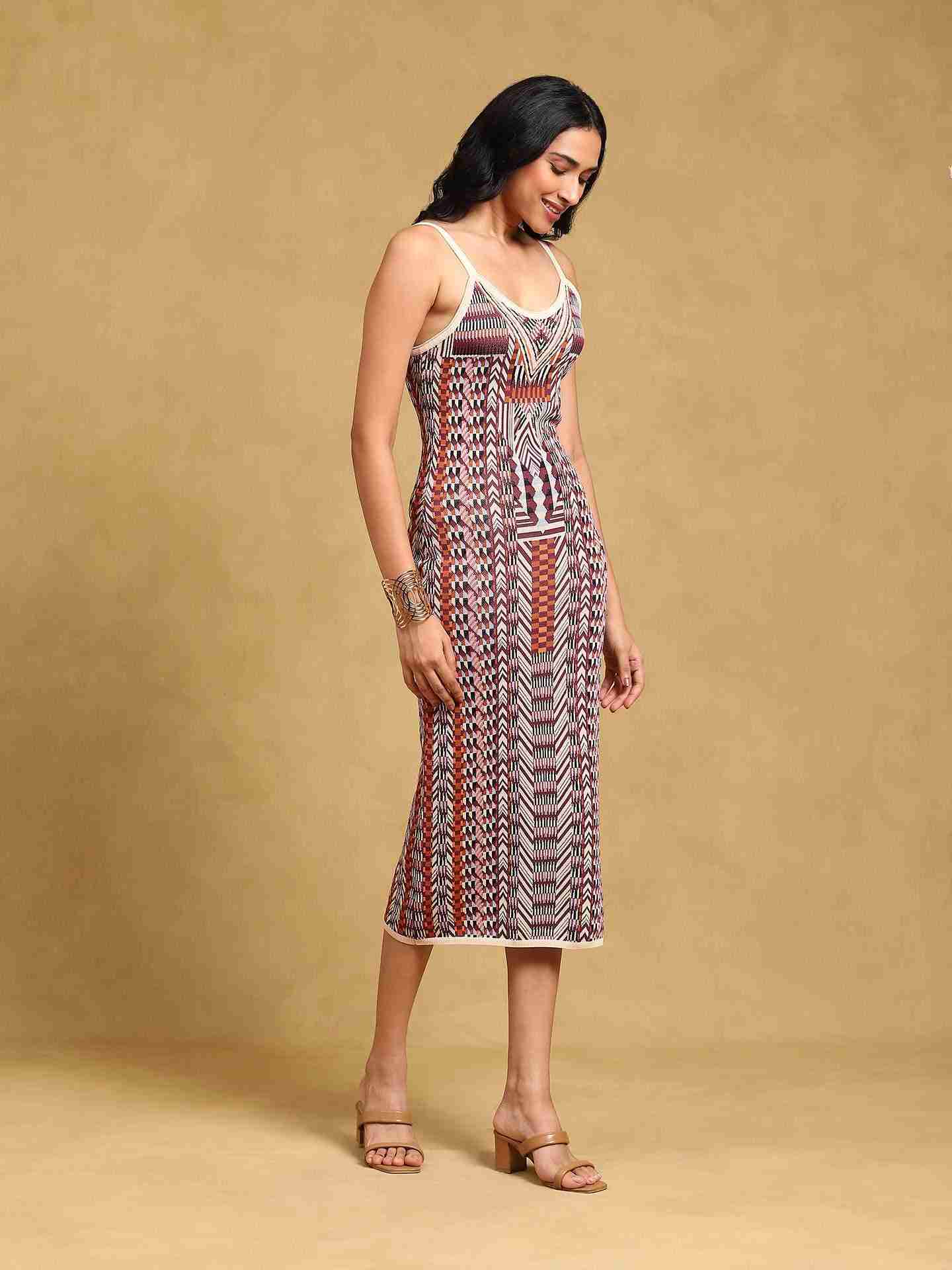 Multi Adrian Bodycon Dress