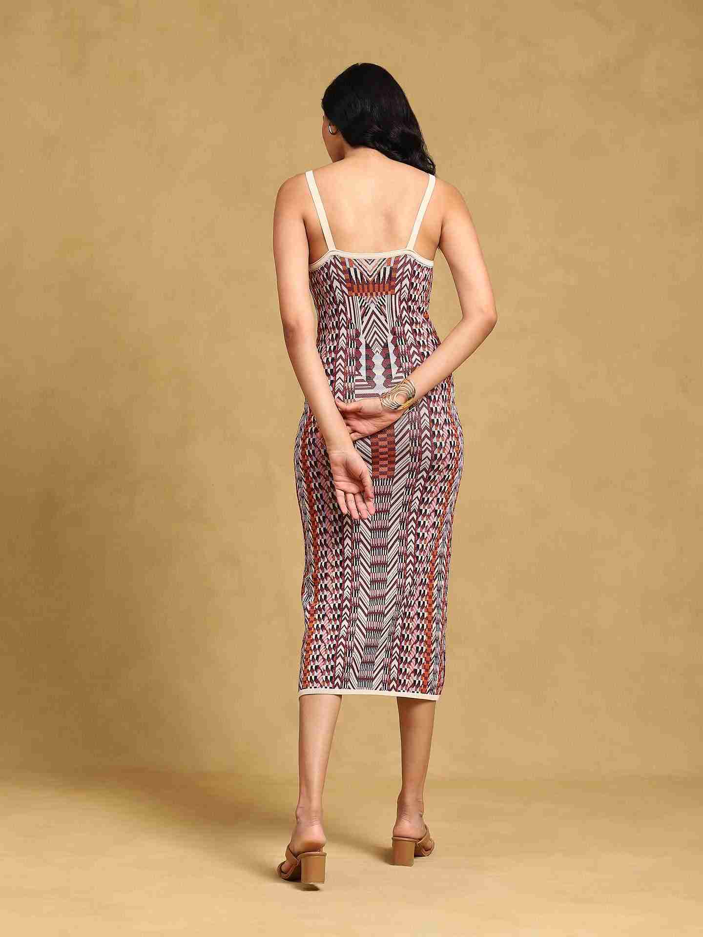 Multi Adrian Bodycon Dress