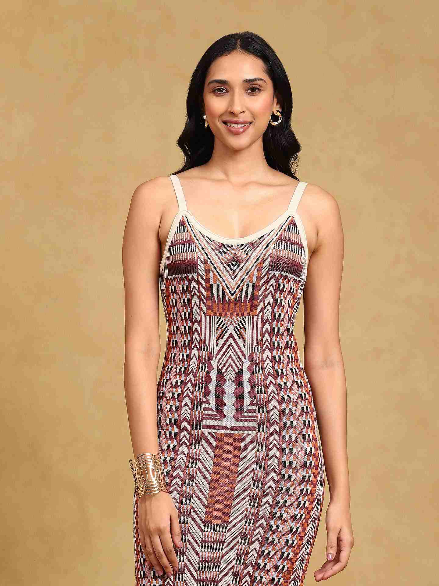 Multi Adrian Bodycon Dress