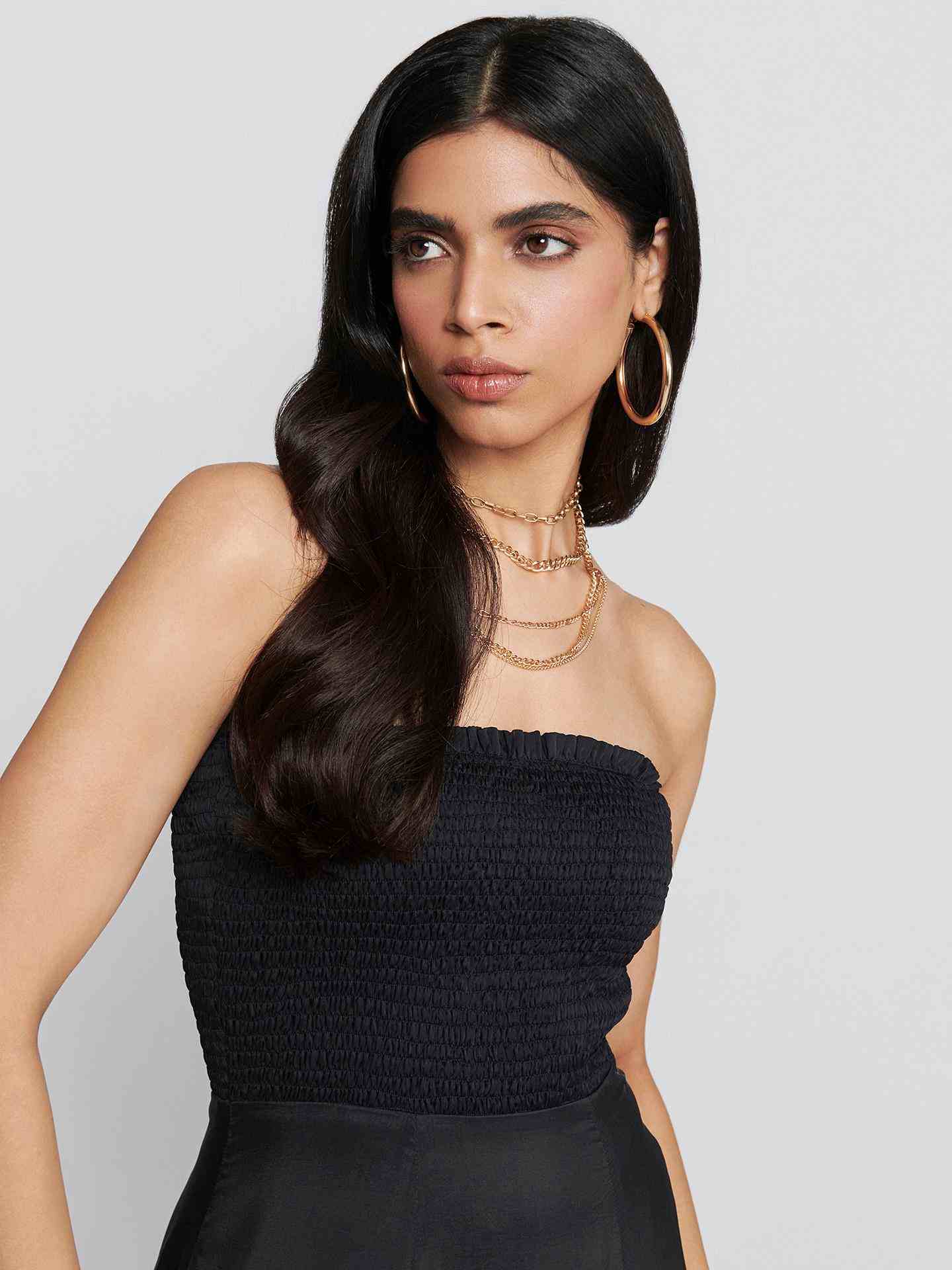 Black Stacey Long Dress