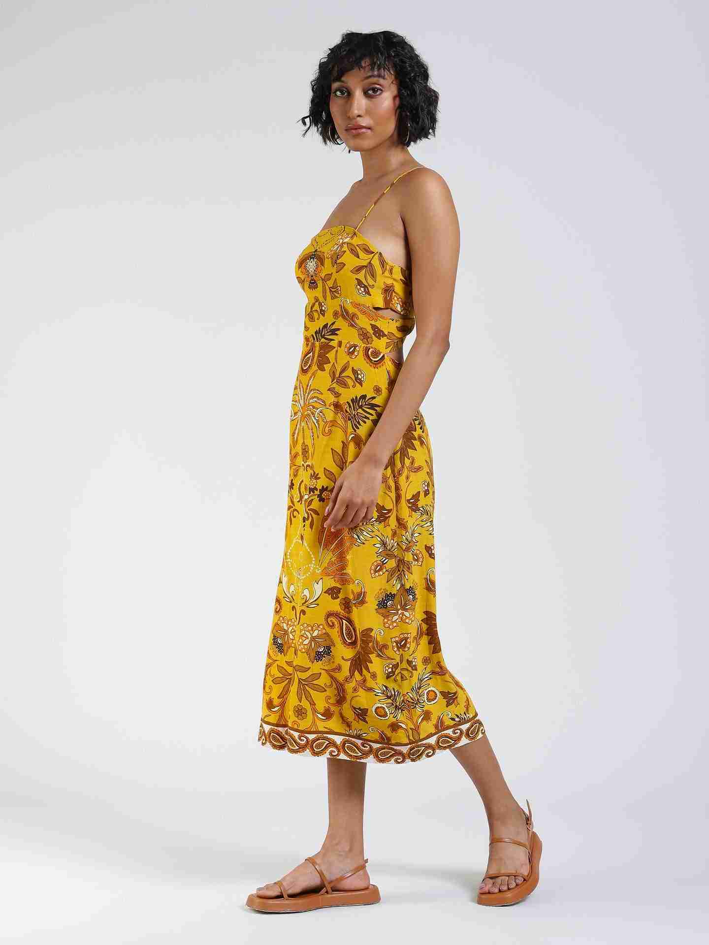 Mustard Johanna Shift Dress