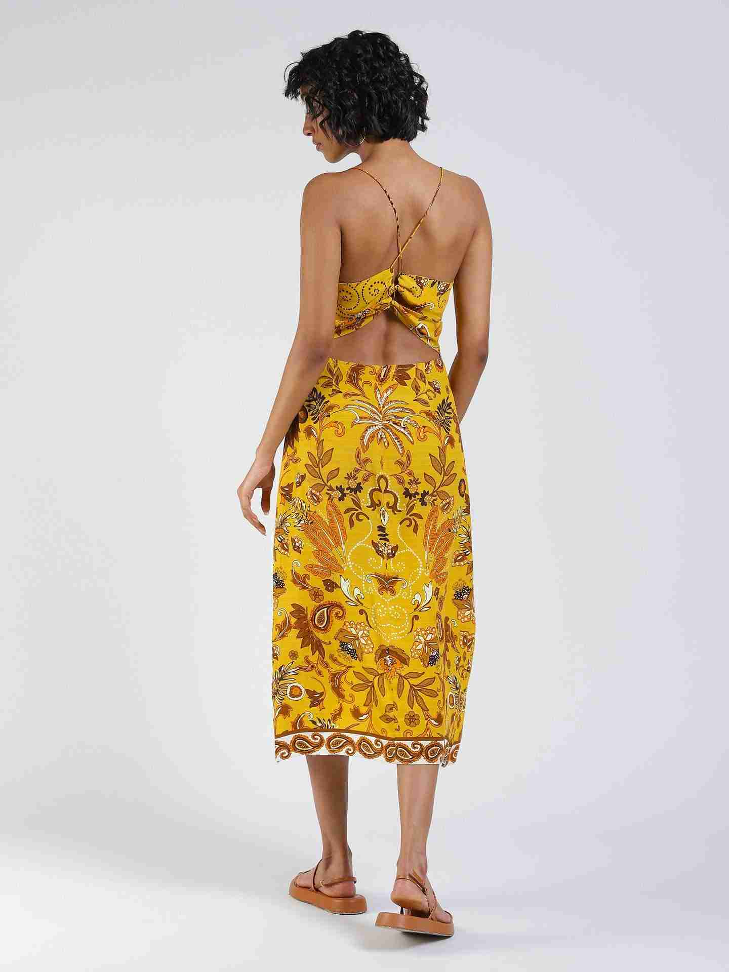 Mustard Johanna Shift Dress