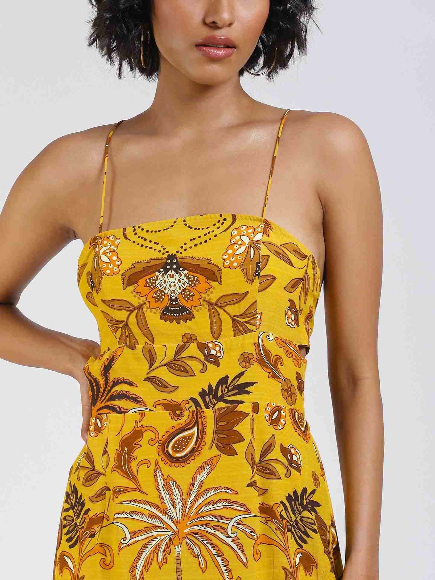 Mustard Johanna Shift Dress