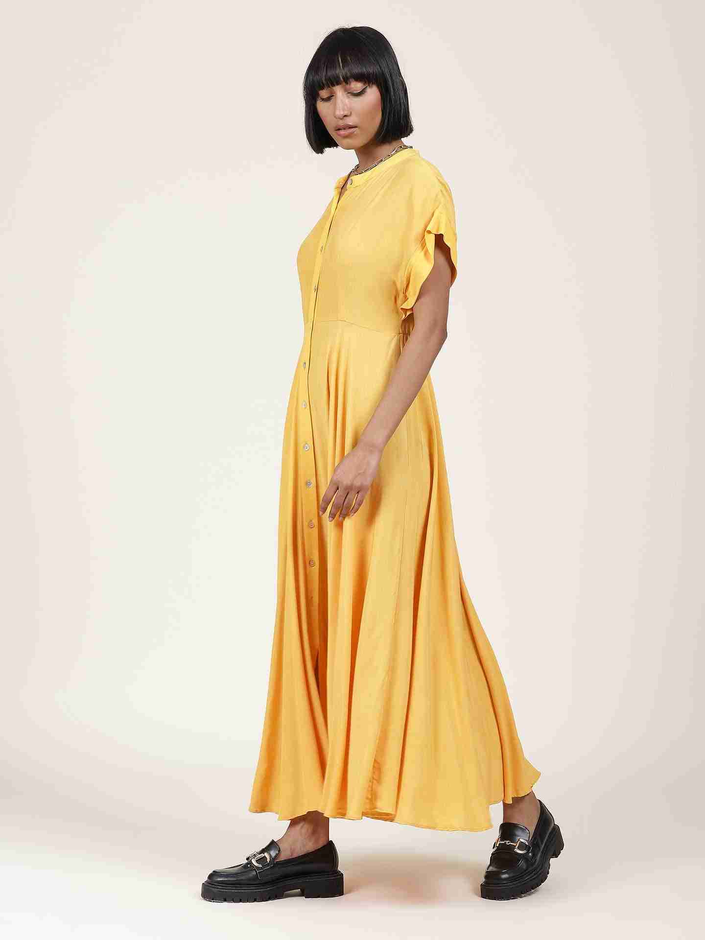 Yellow Core Classics Shirt Dress