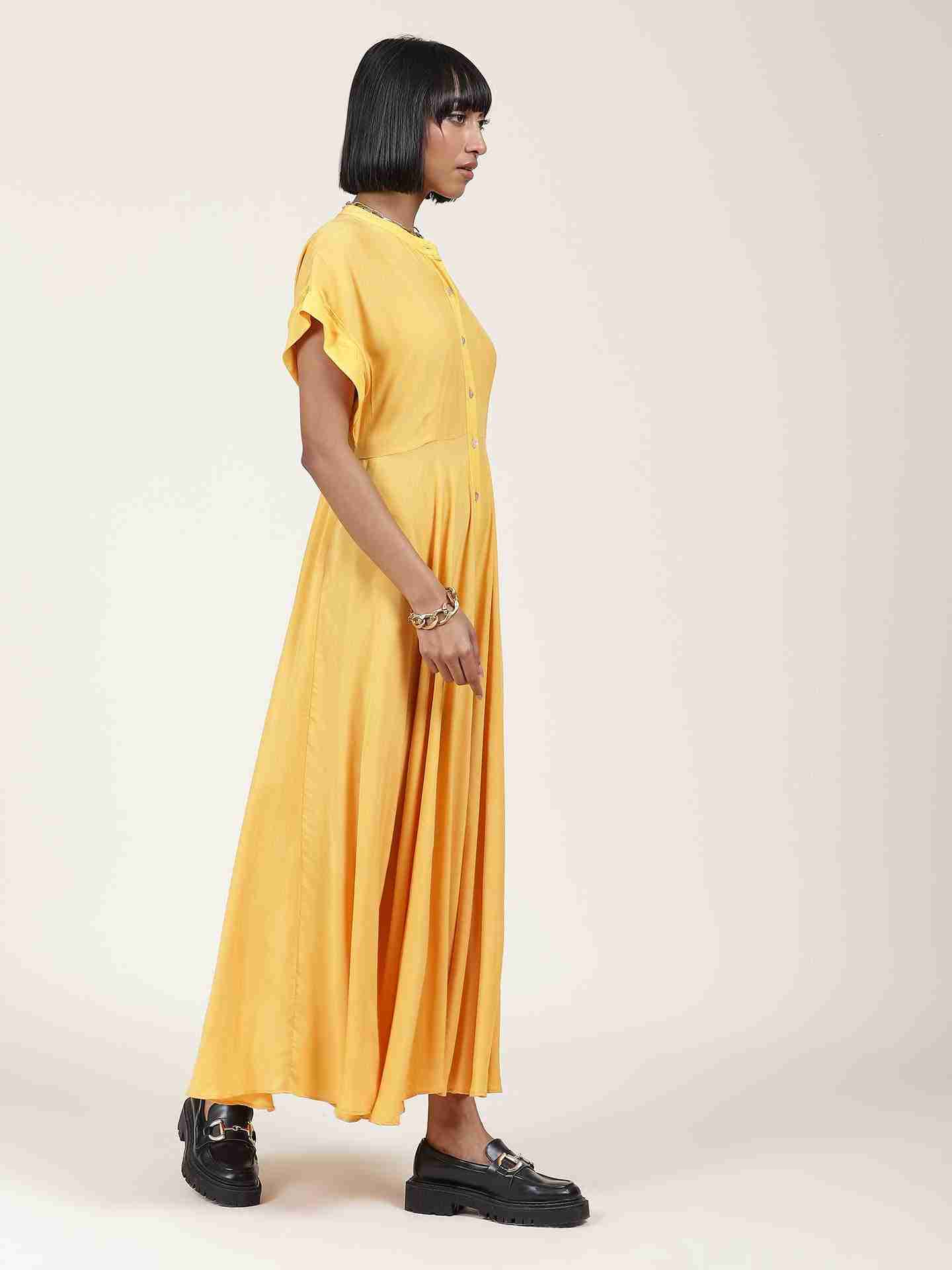 Yellow Core Classics Shirt Dress