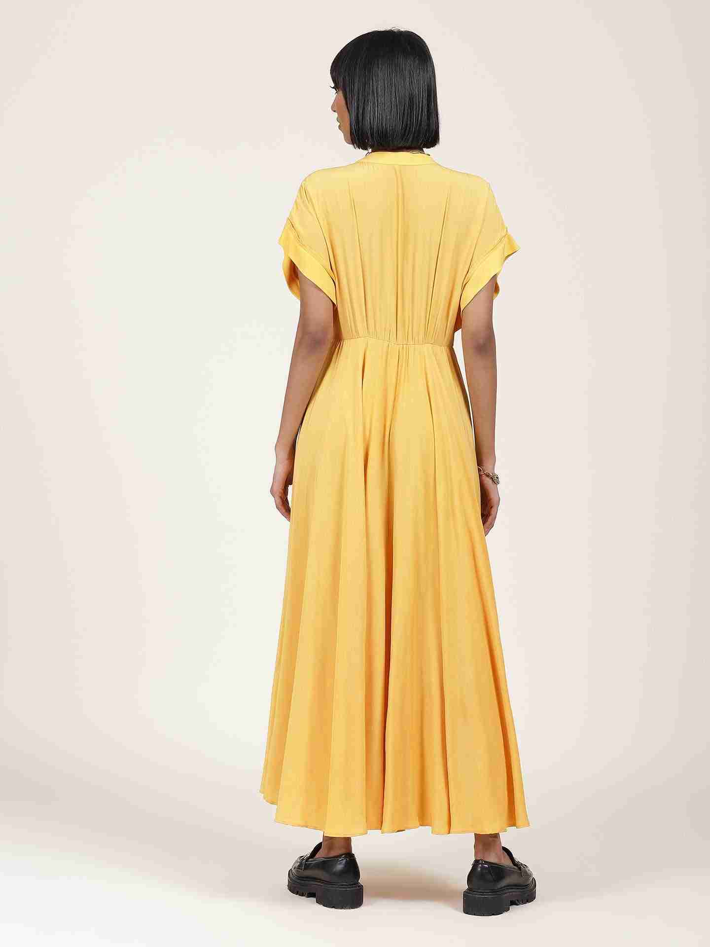 Yellow Core Classics Shirt Dress