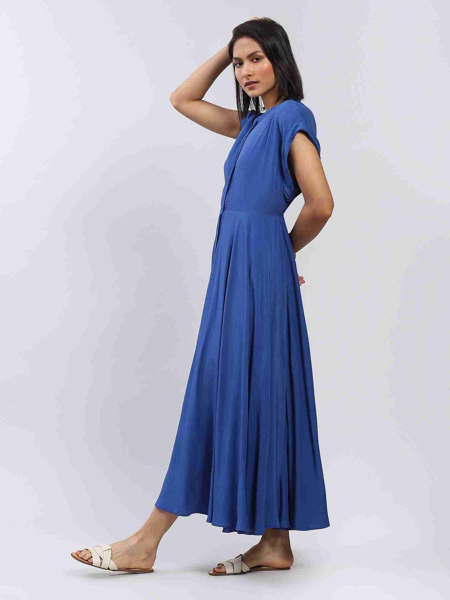 Royal Blue Core Classics Shirt Dress