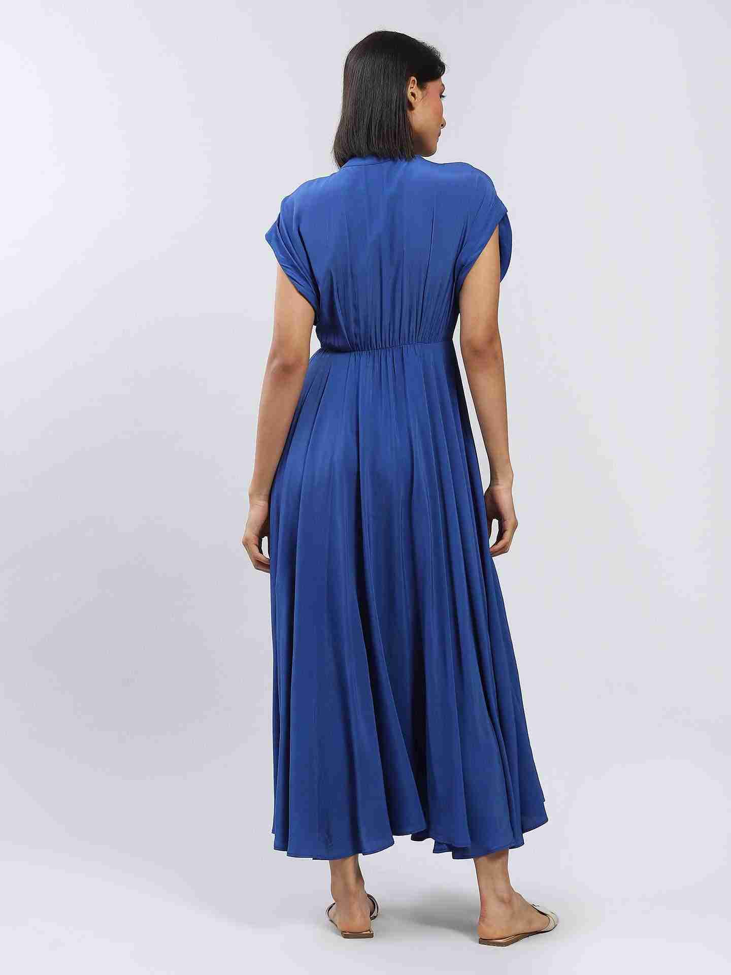 Royal Blue Core Classics Shirt Dress