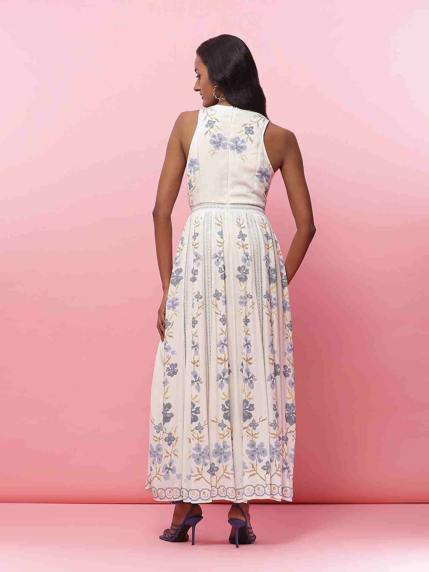 Ecru Hillary Long Dress