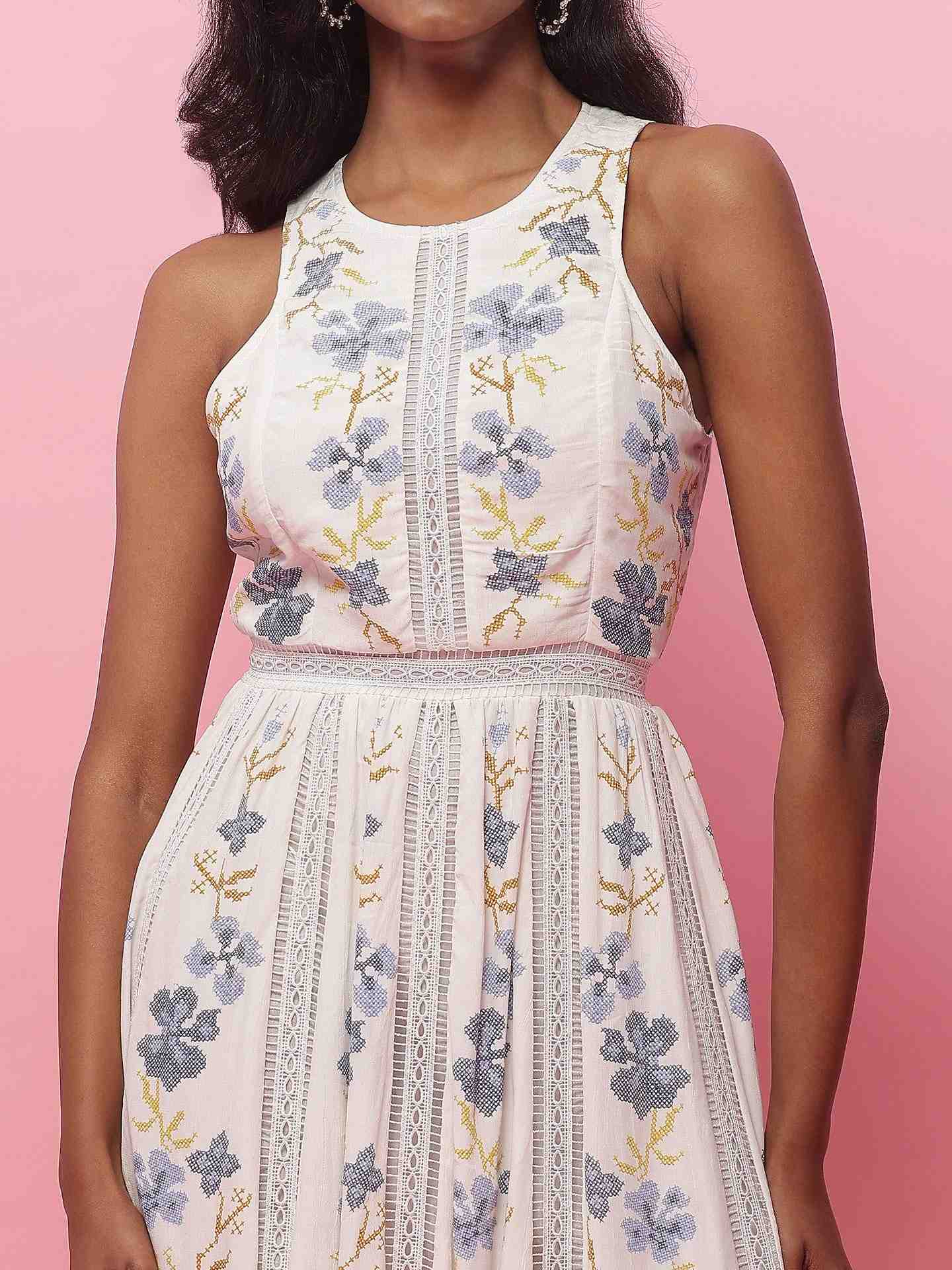 Ecru Hillary Long Dress