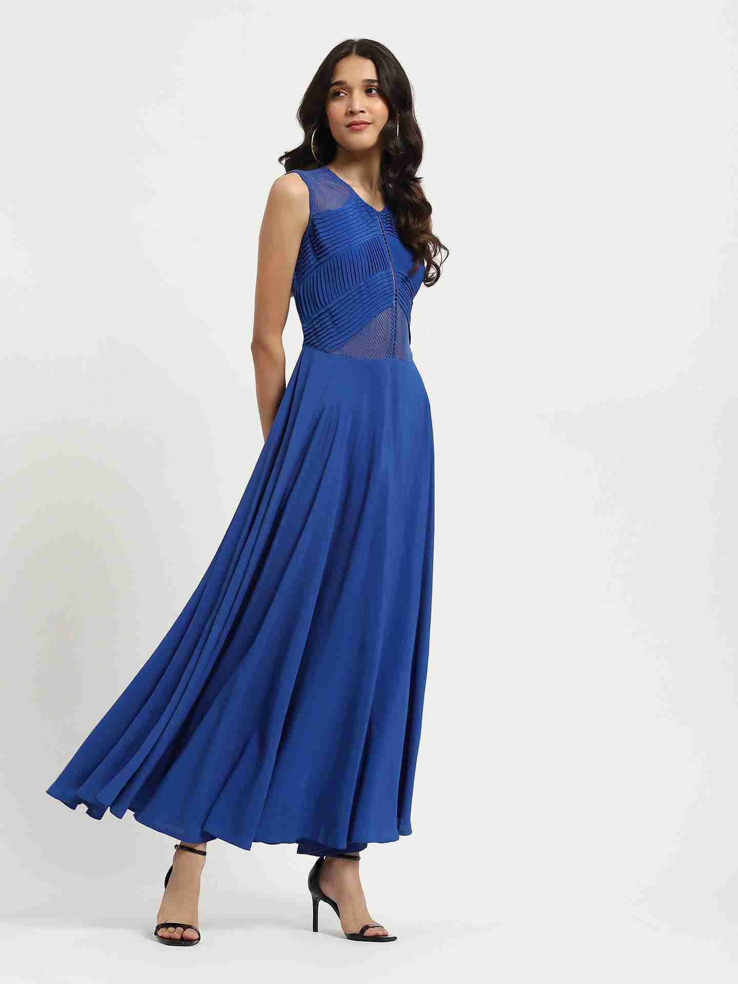 Blue Serena Maxi Dress