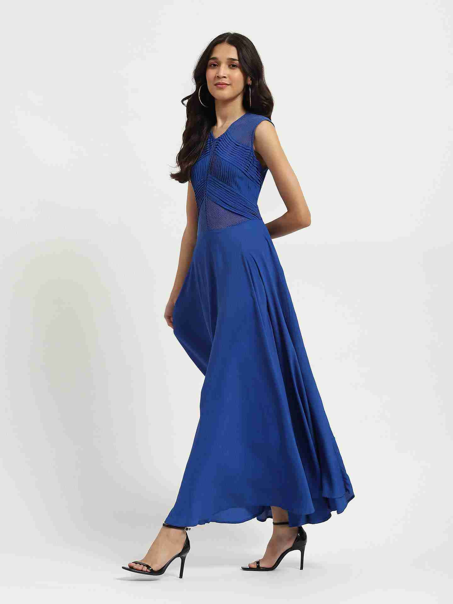 Blue Serena Maxi Dress