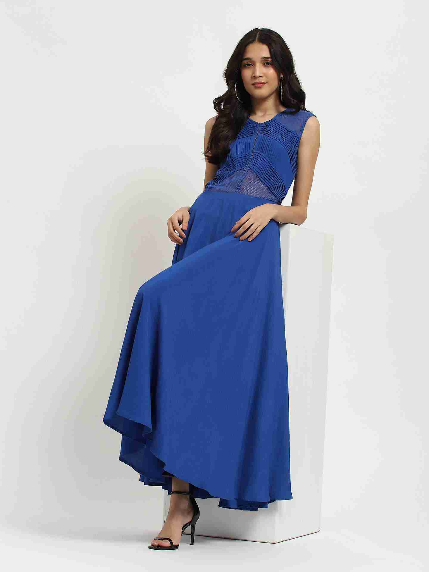 Blue Serena Maxi Dress