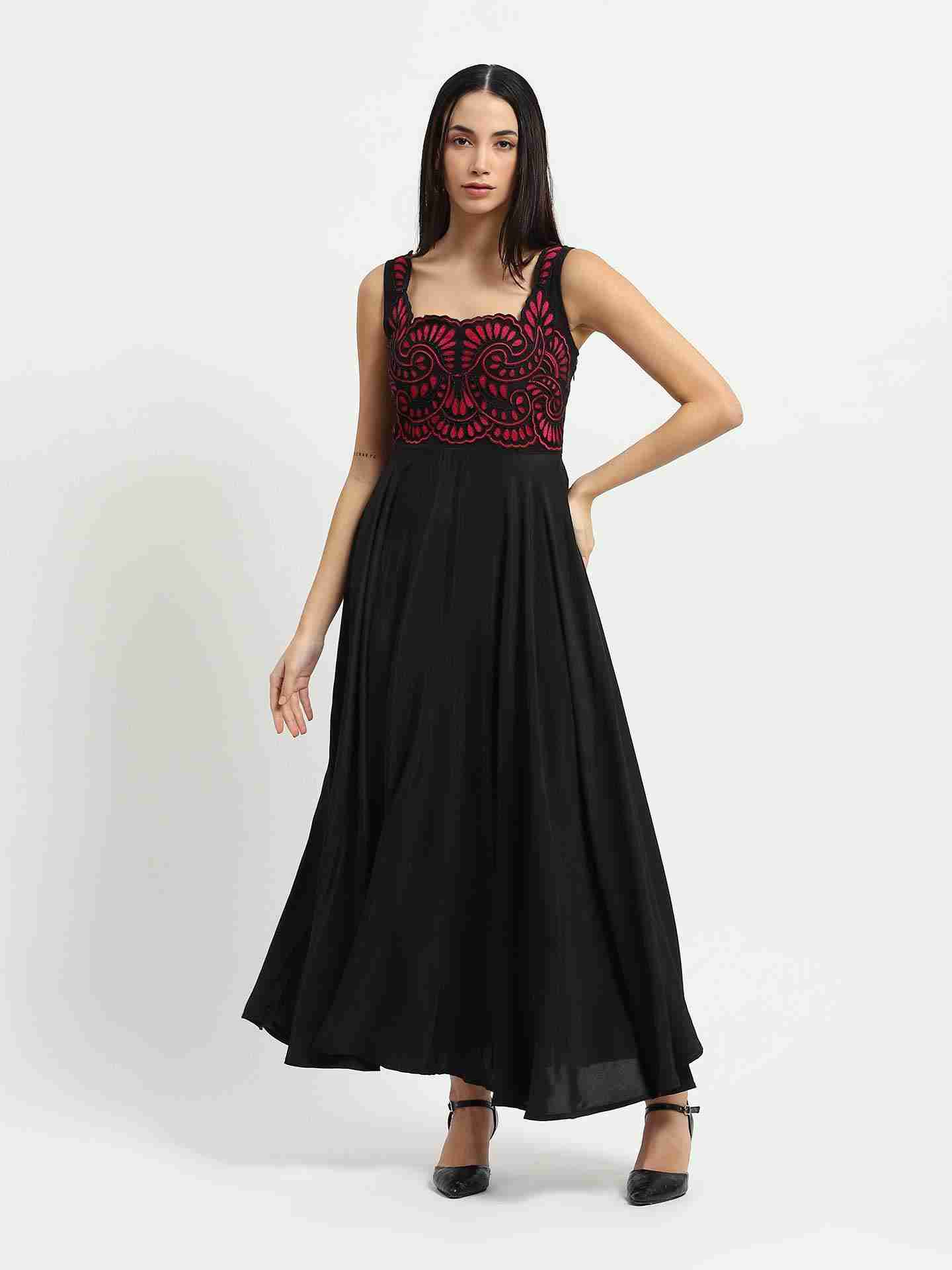 Black Laurenza Maxi Dress