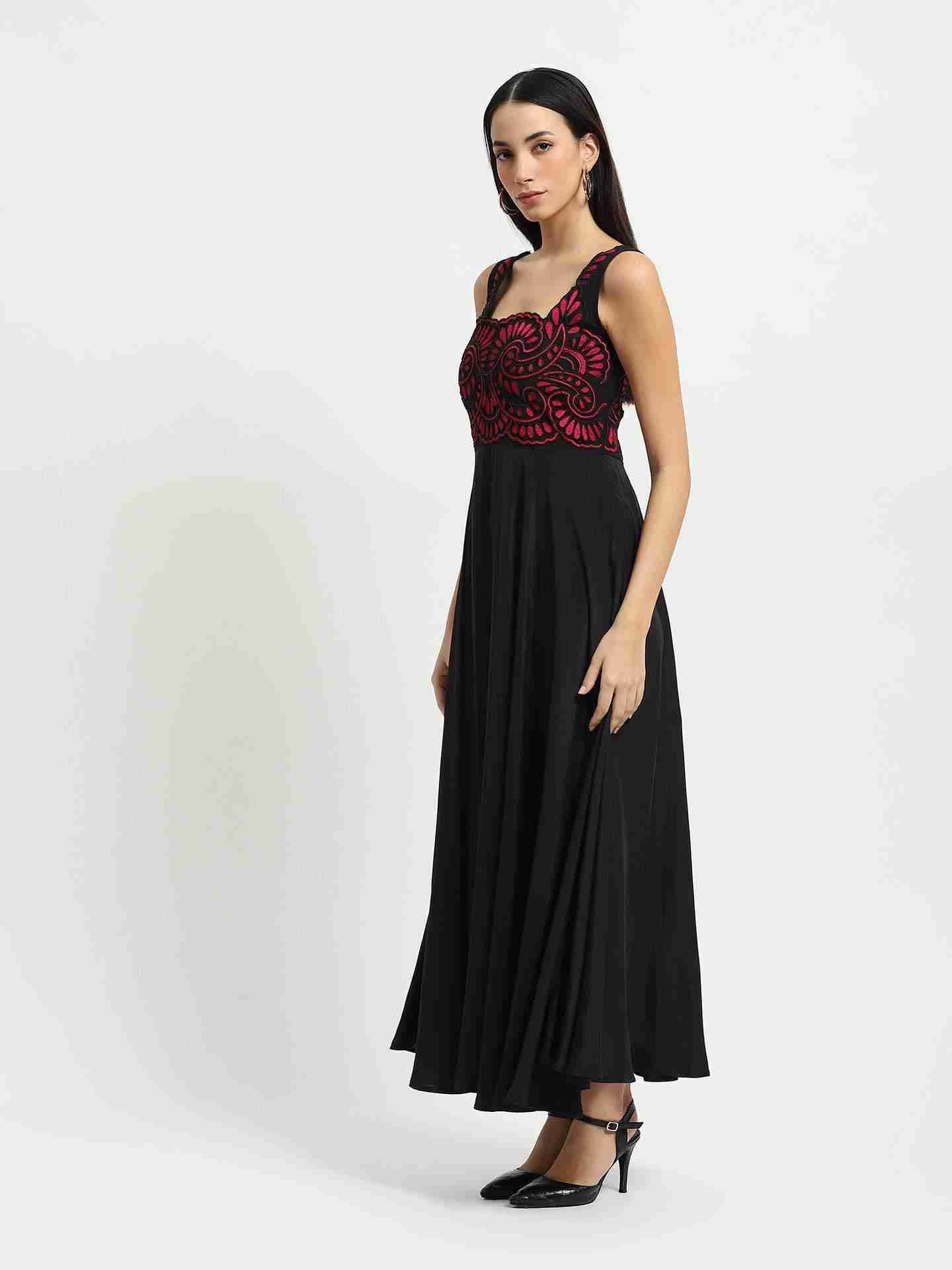 Black Laurenza Maxi Dress