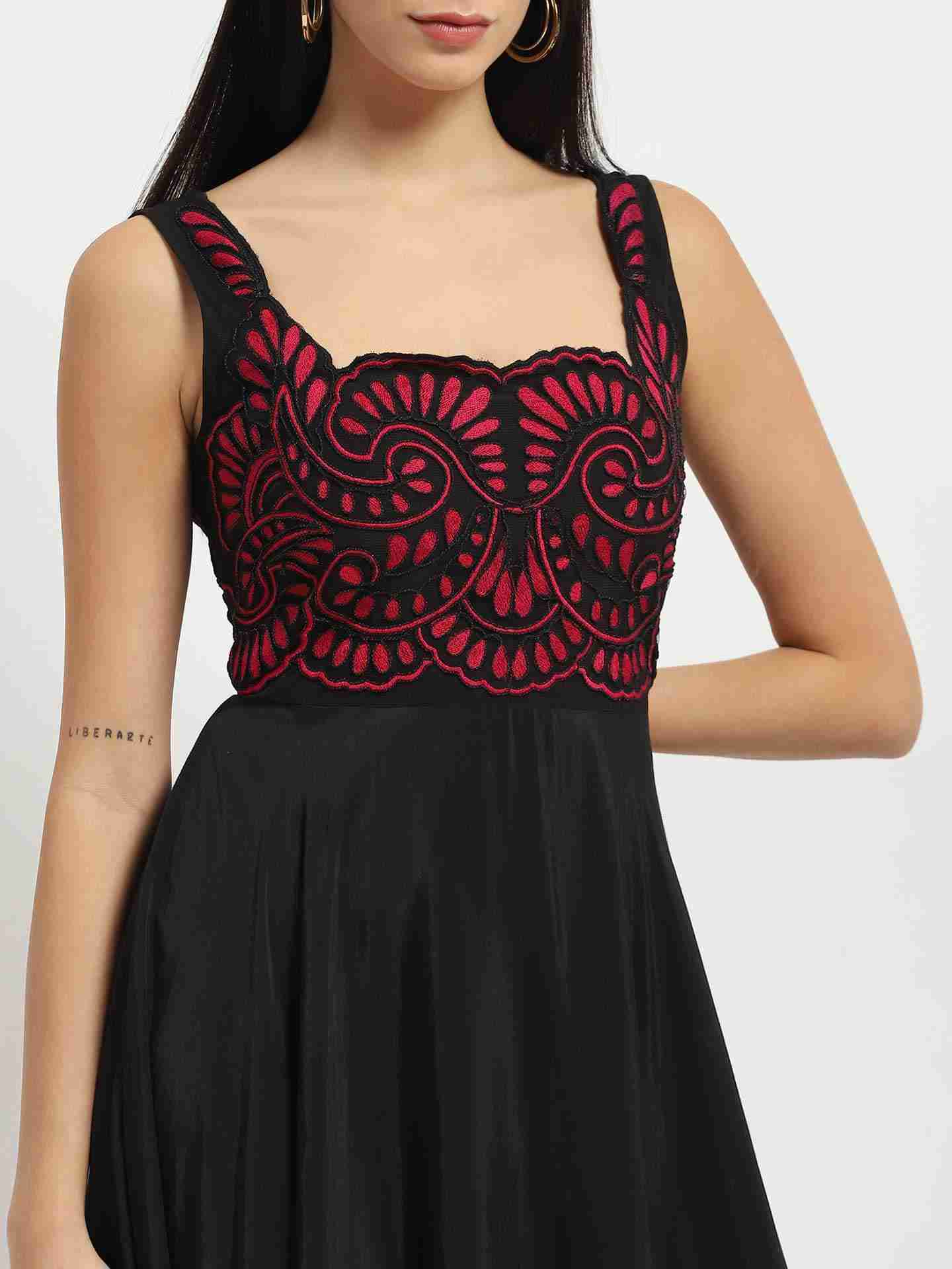 Black Laurenza Maxi Dress