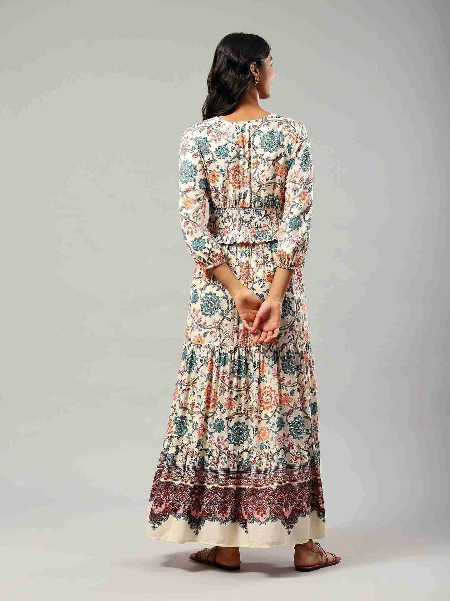 Ecru Gautier Long Dress