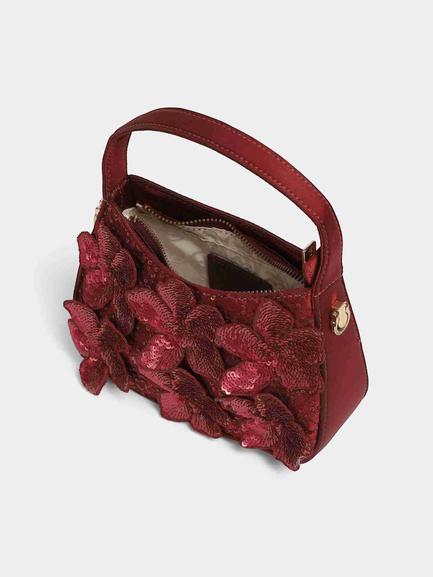 Burgundy Evelyn Sling Bag