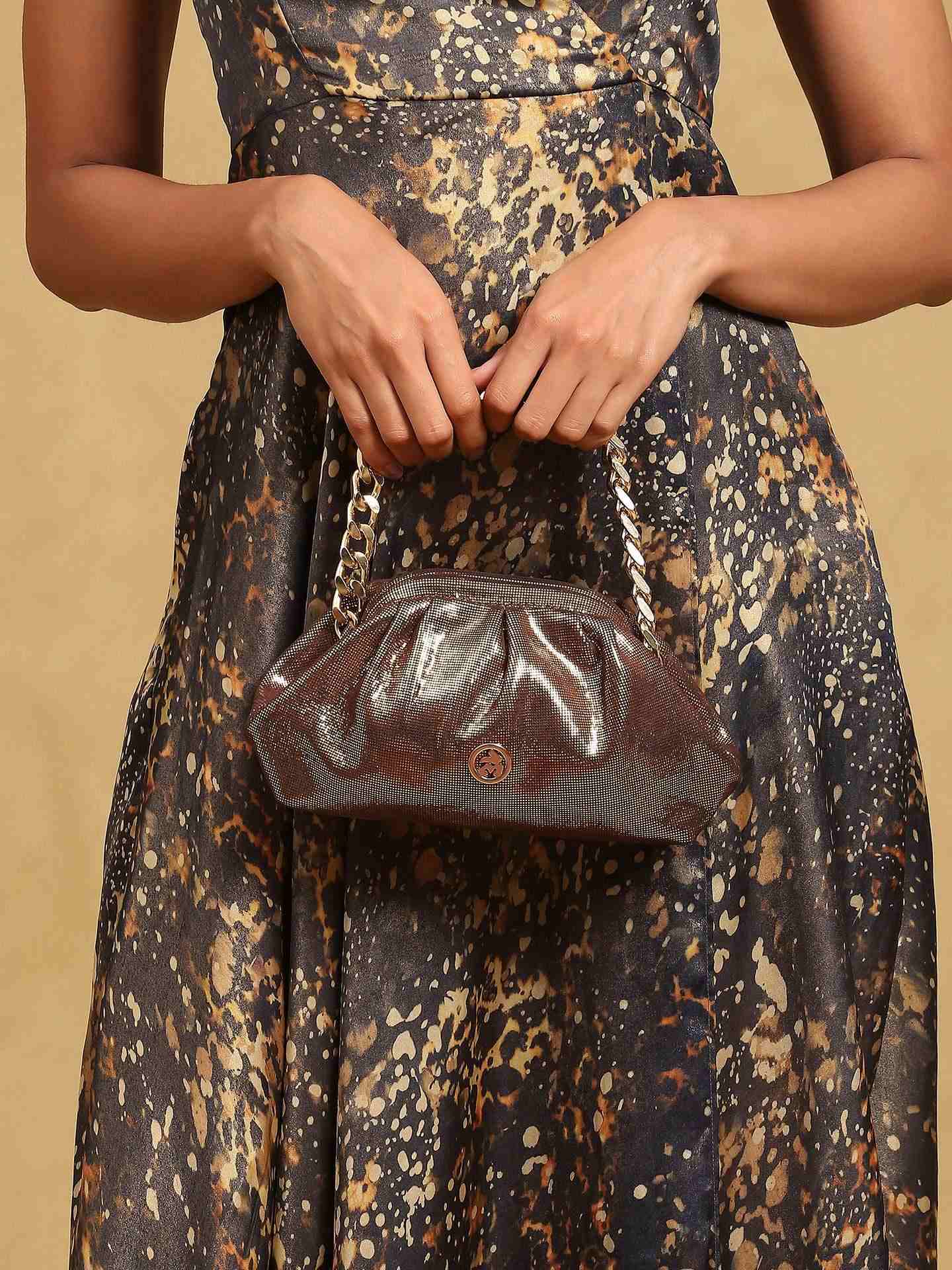 Gold Denise Sling Bag