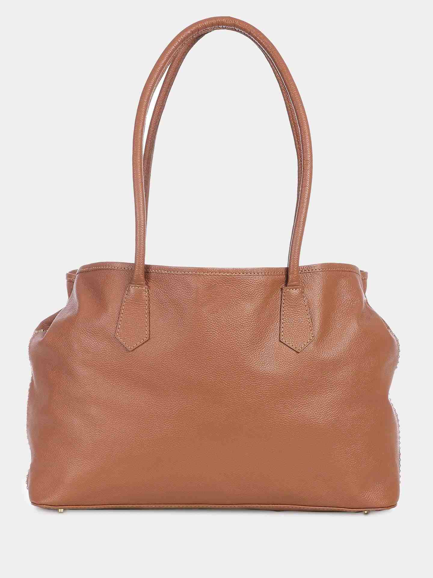 Tan Sun Flower Tote Bag