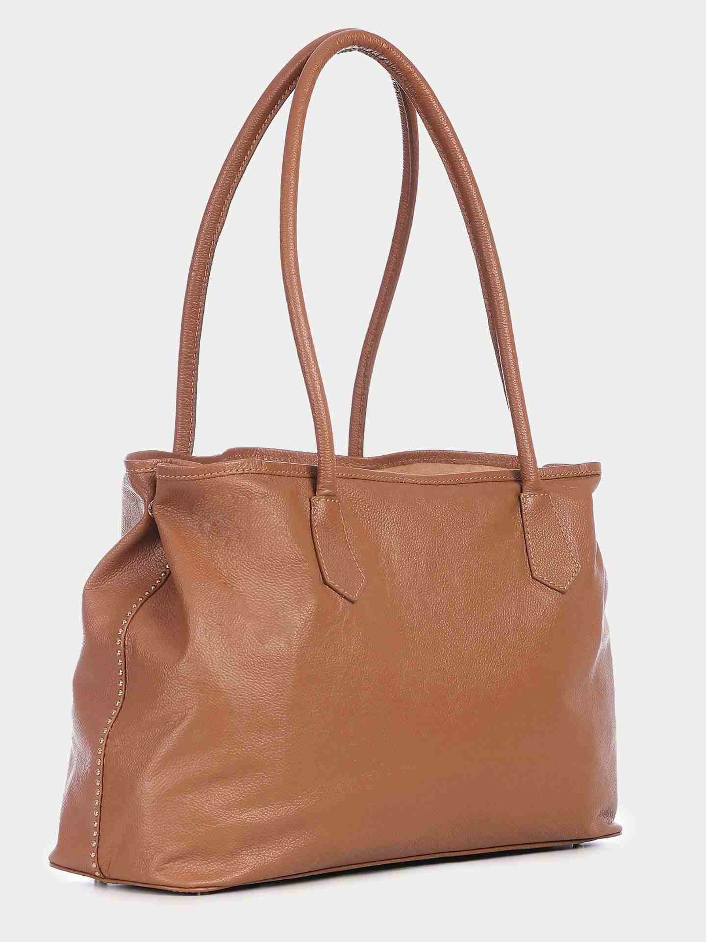 Tan Sun Flower Tote Bag
