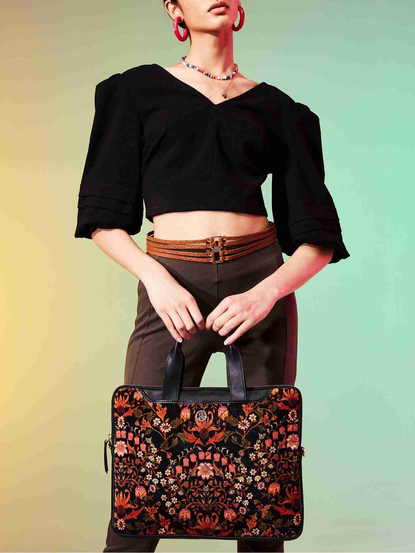Black Mia Laptop Bag