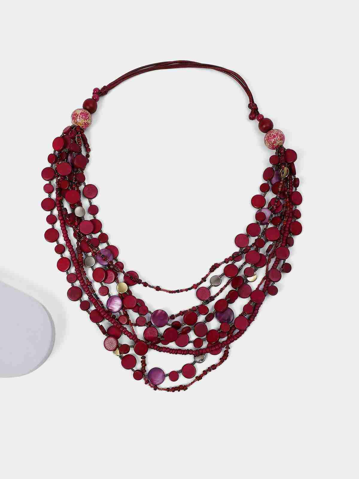 Gaia Fiery Beads Necklace
