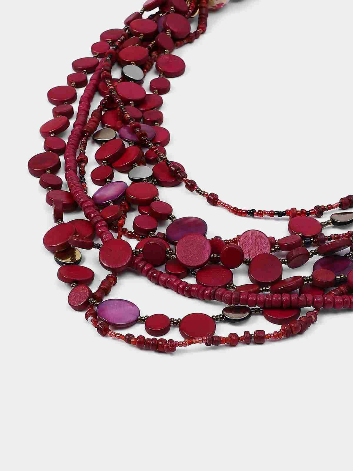 Gaia Fiery Beads Necklace