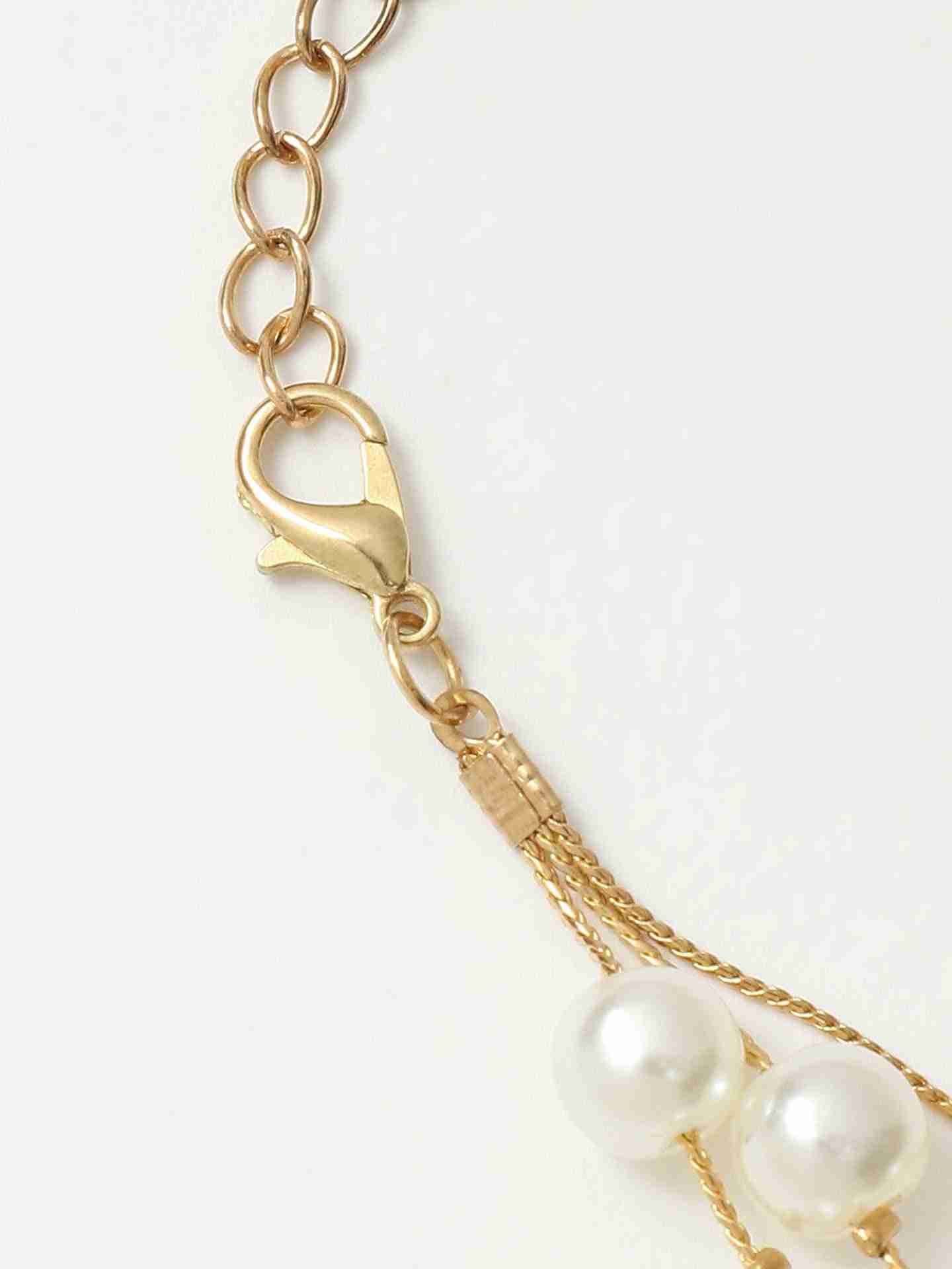 Gold Bling Stringed Necklace