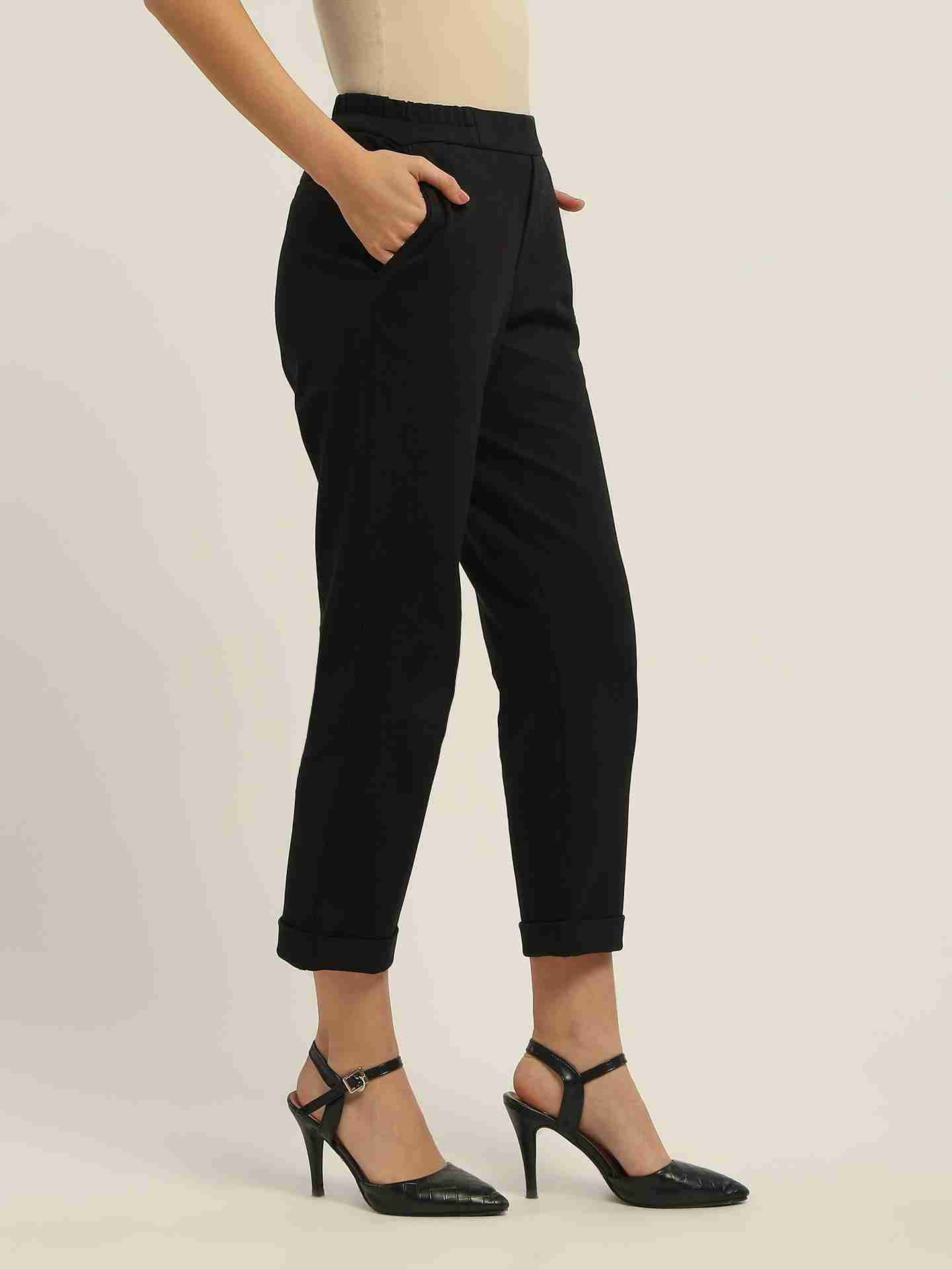 Black Core Classic Tapered Pants