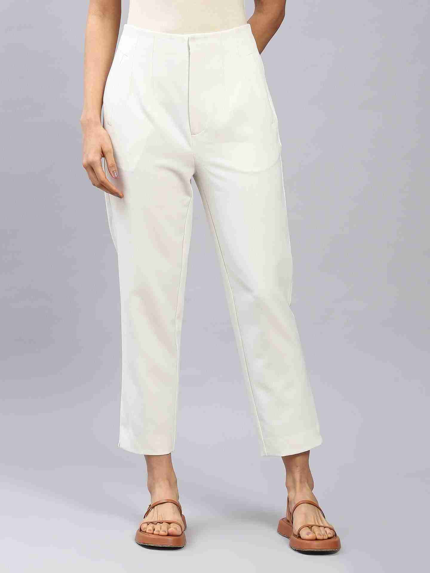 Ivory Albi Tapered Pants