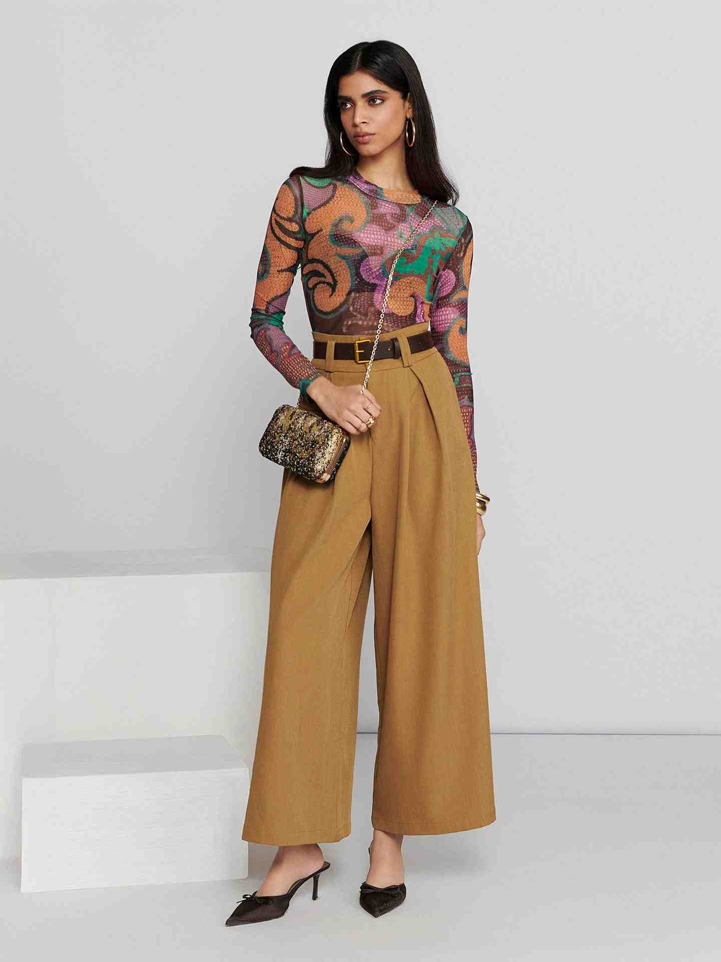 Brown Quincy Pant