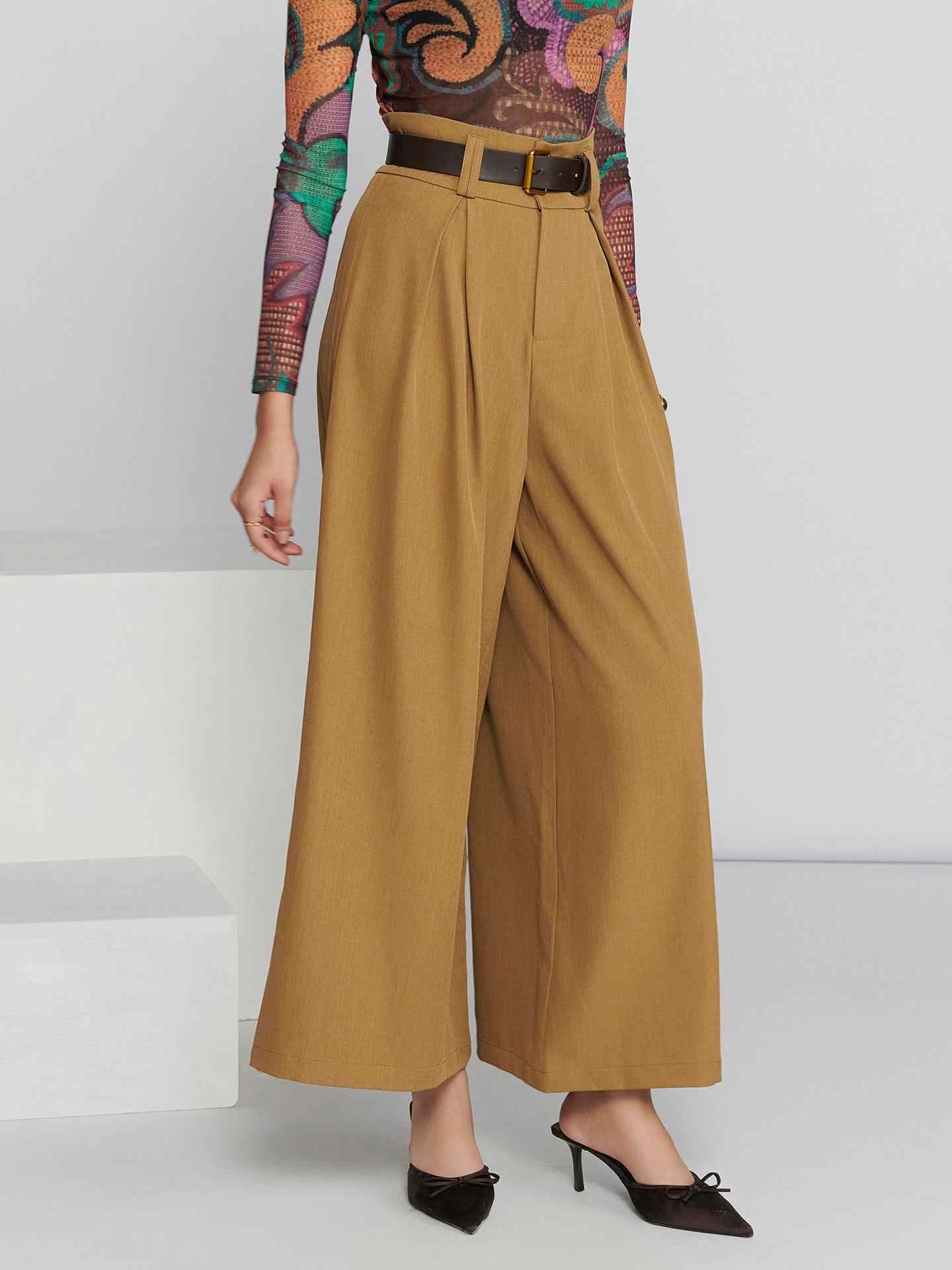 Brown Quincy Pant
