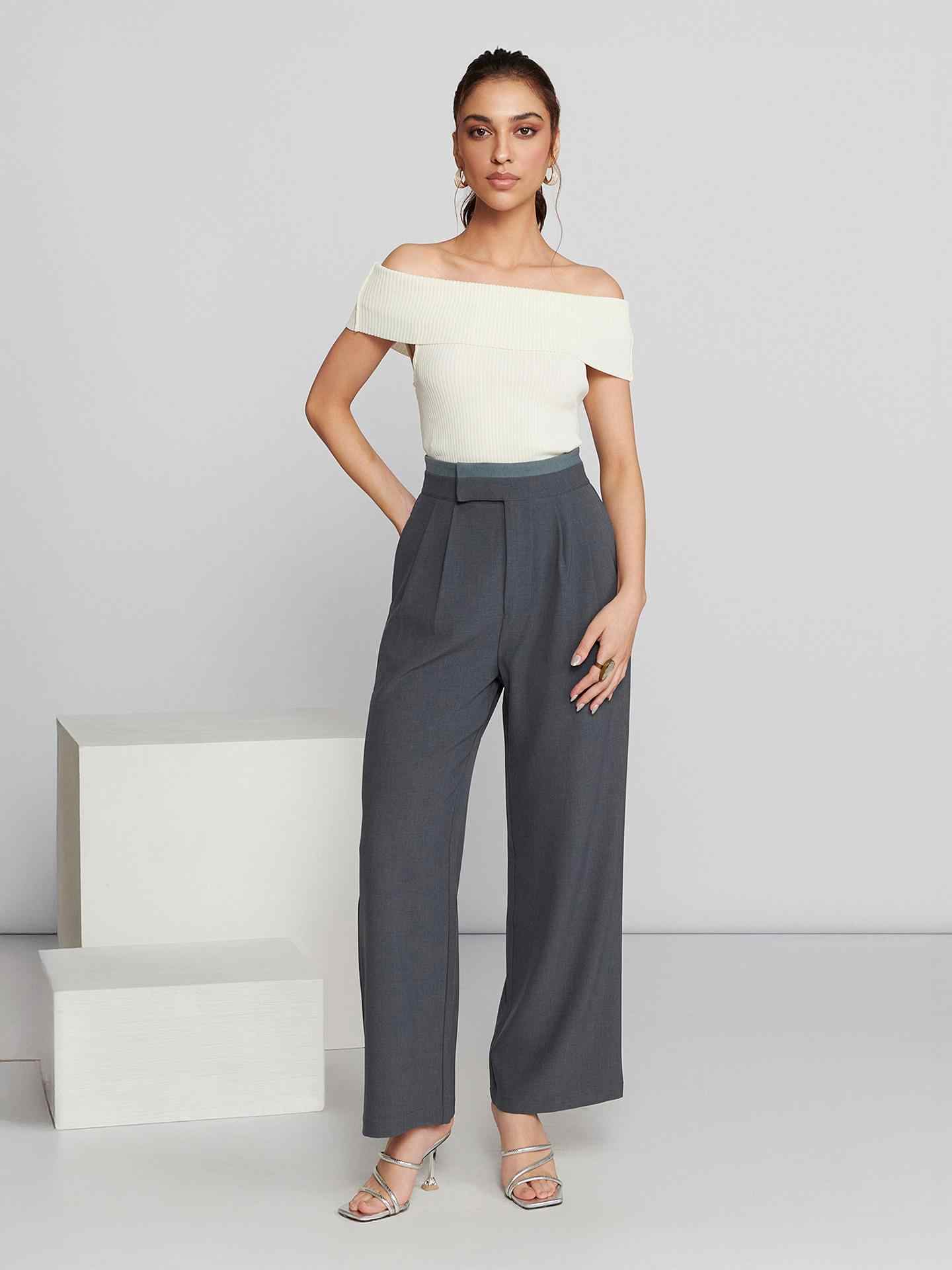 Grey Quincy Pant