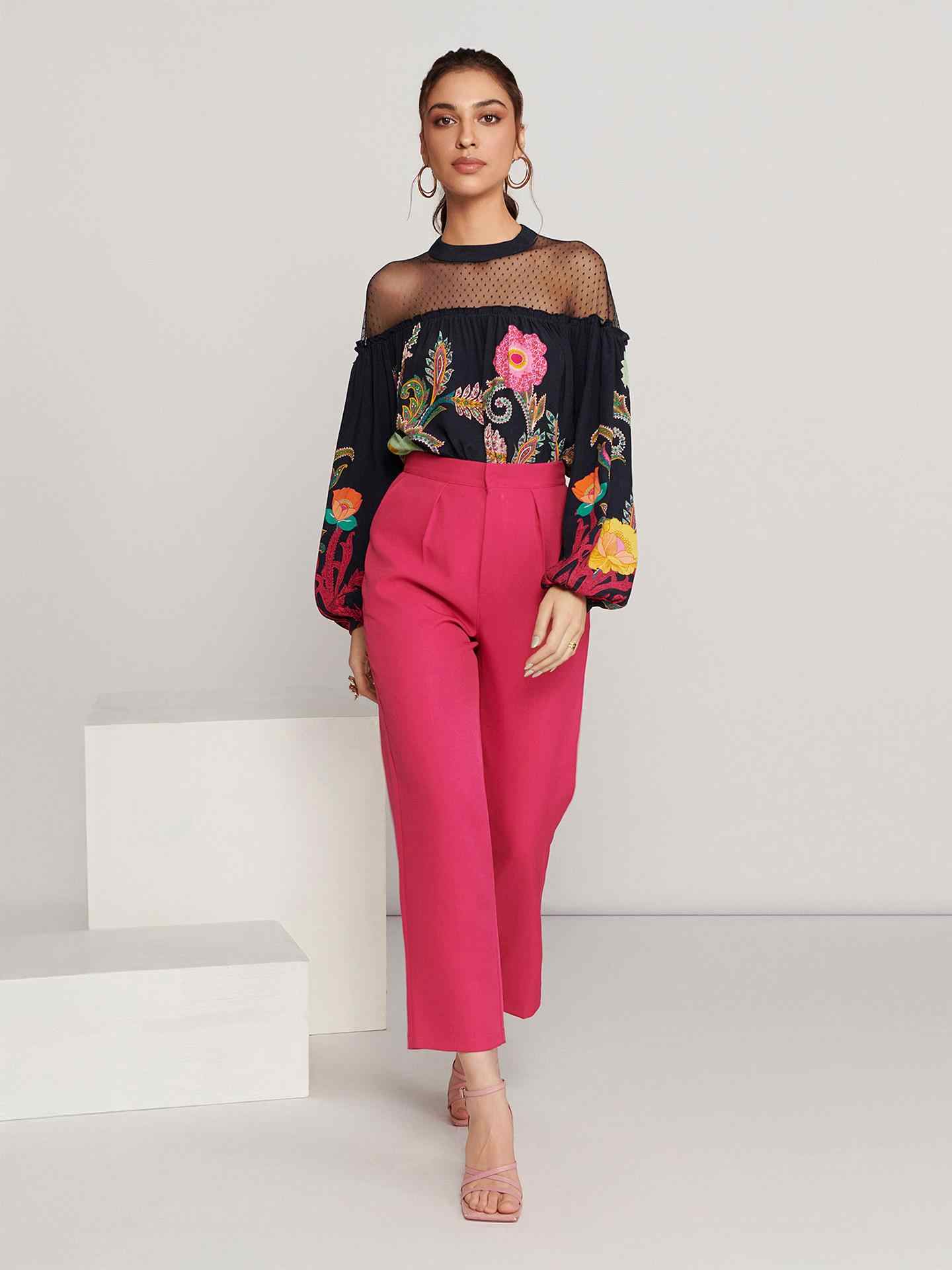 Fuschia Quincy Pant