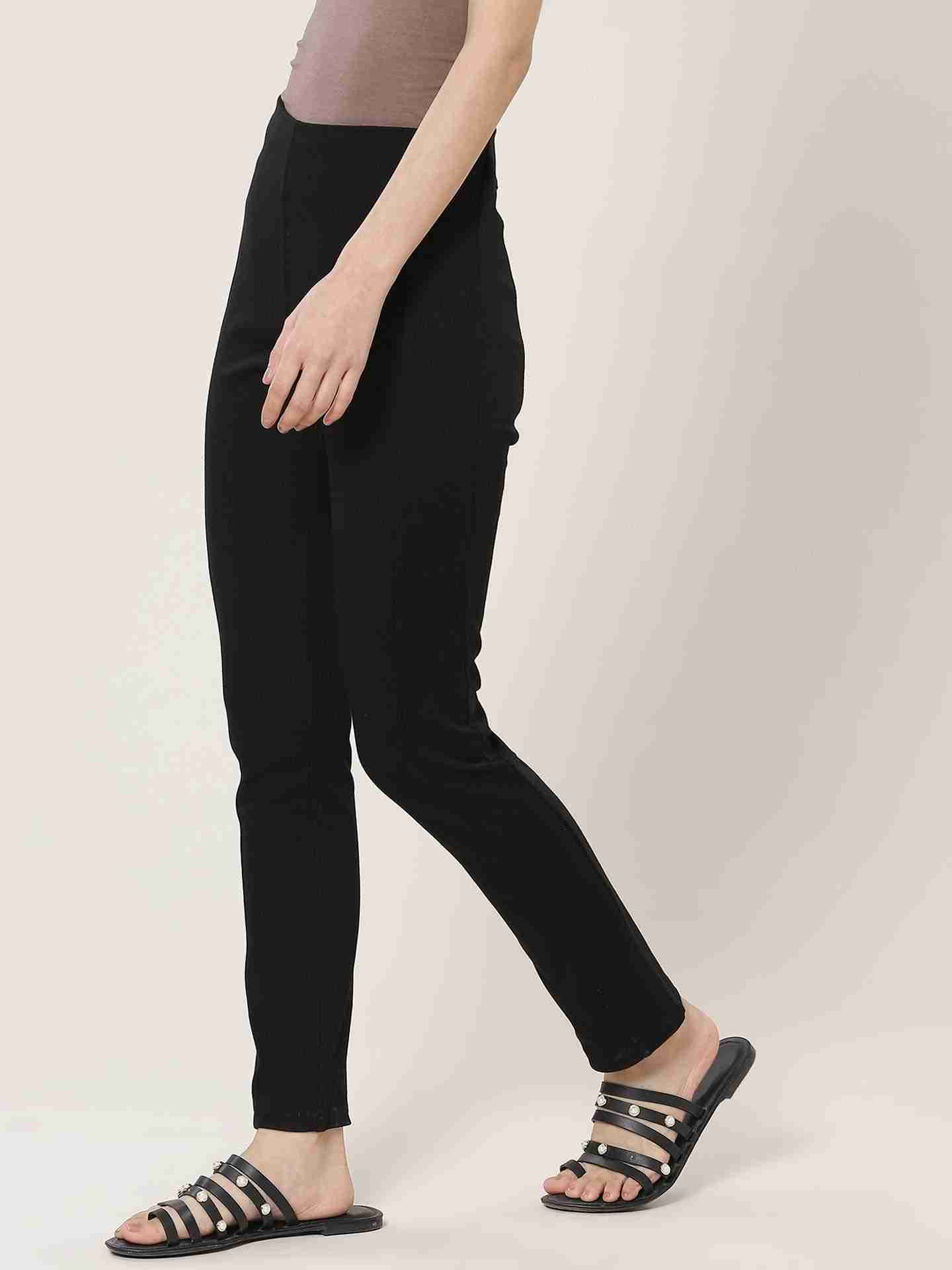 Black Winter Soiree Jeggings
