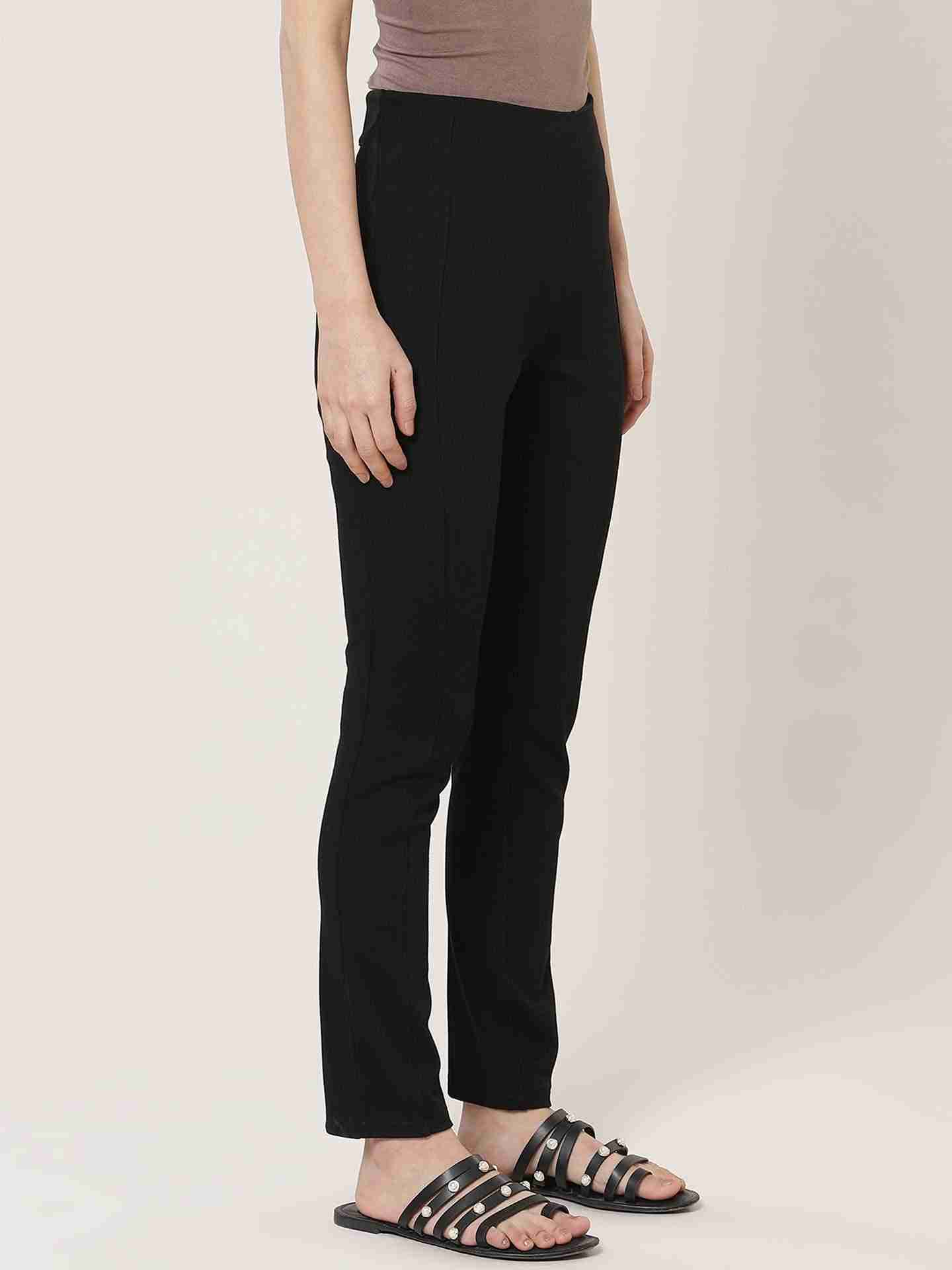 Black Winter Soiree Jeggings