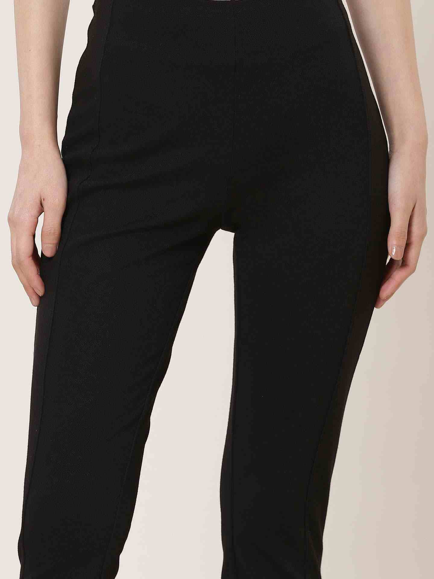 Black Winter Soiree Jeggings