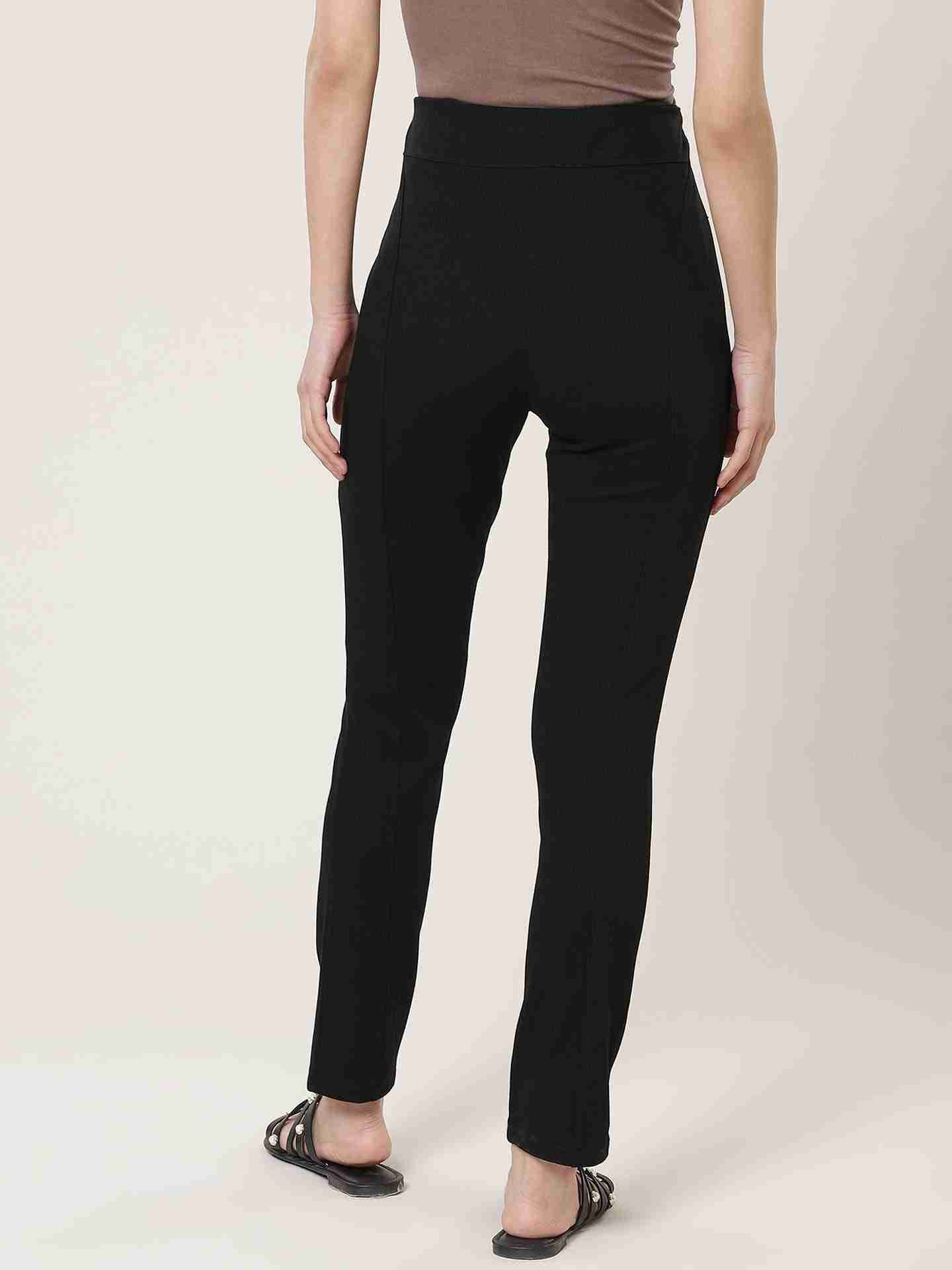Black Winter Soiree Jeggings