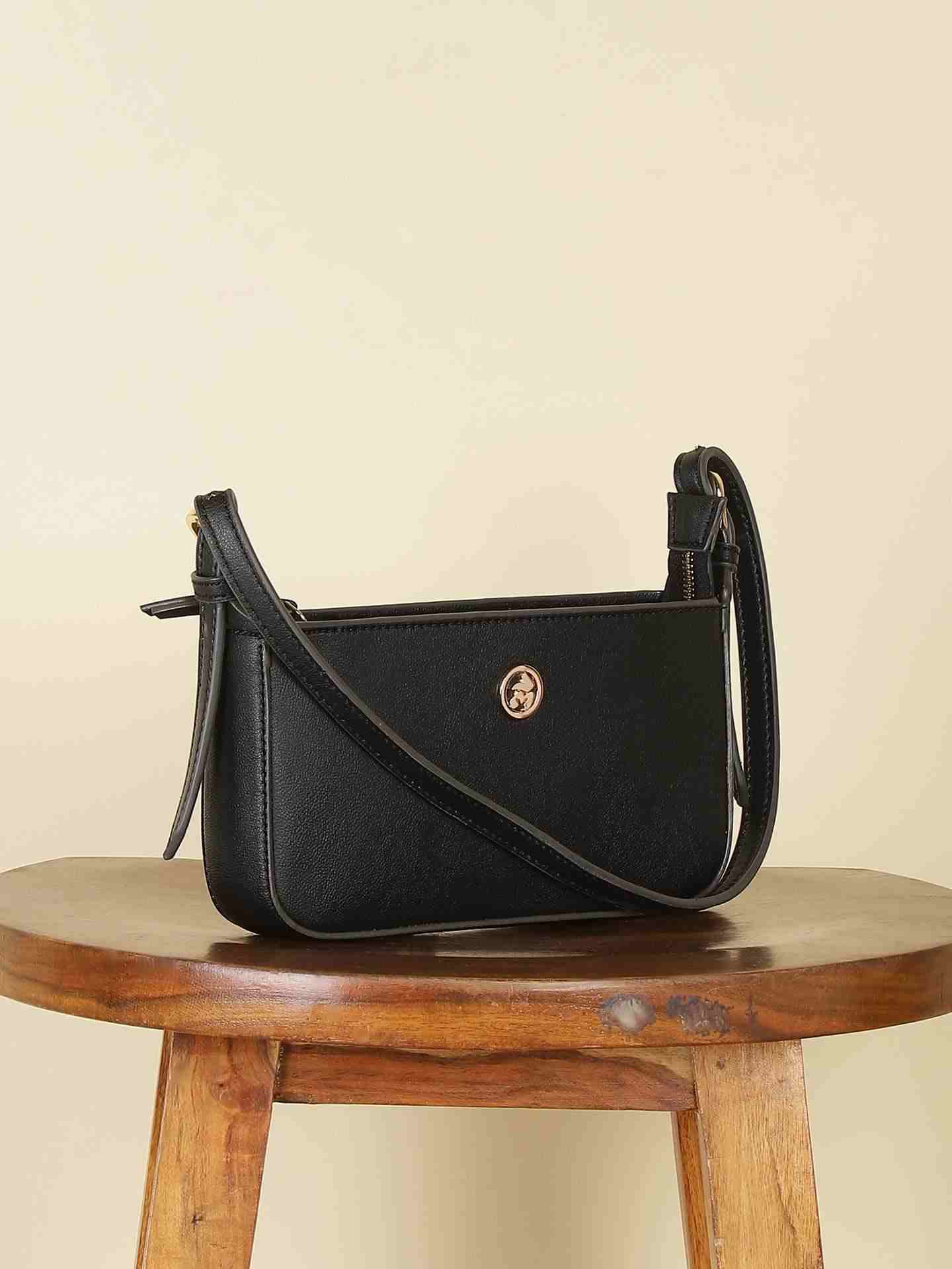 Black Vivid Sling Bag