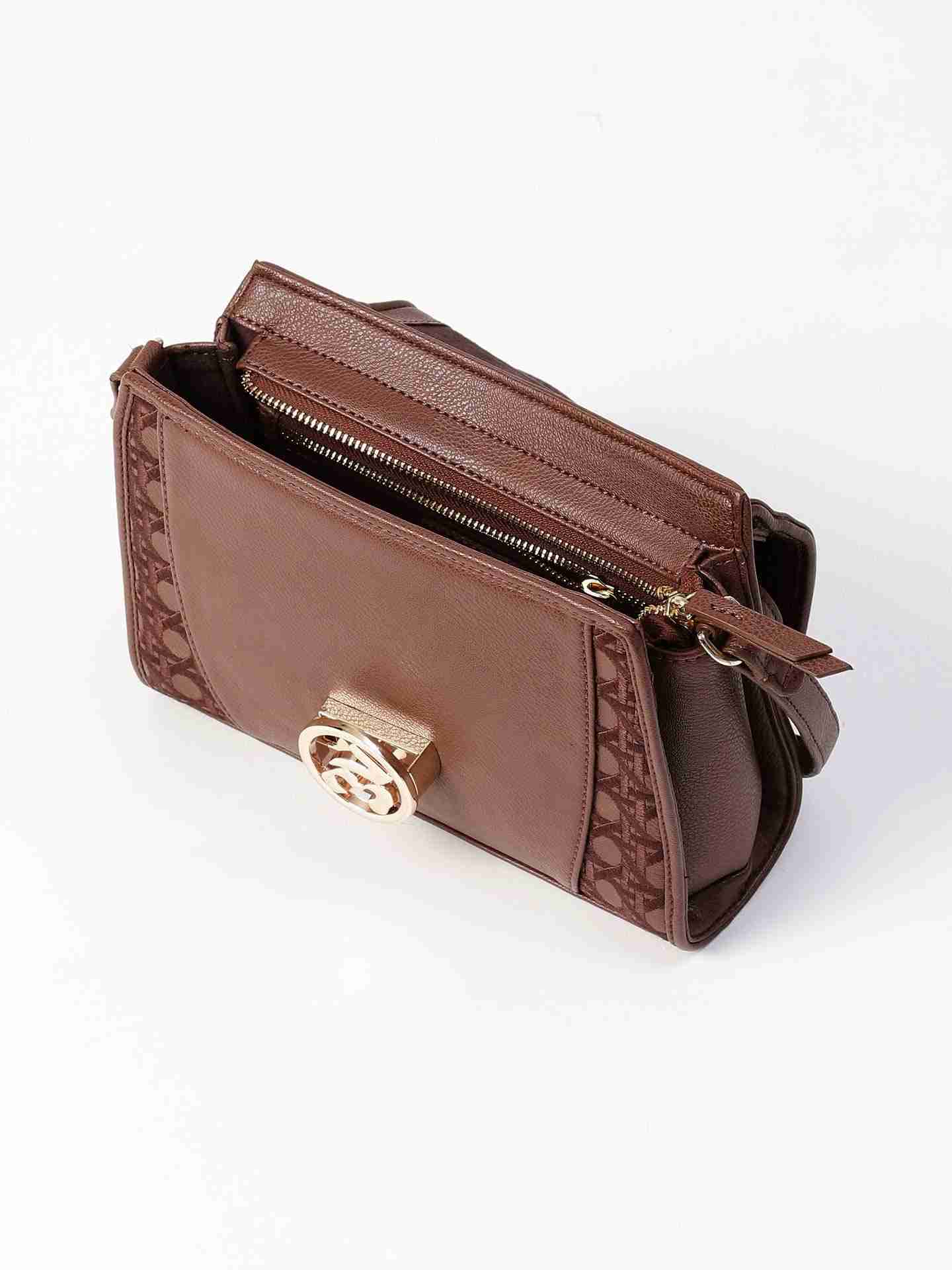 Tan Classic Curve Sling Bag